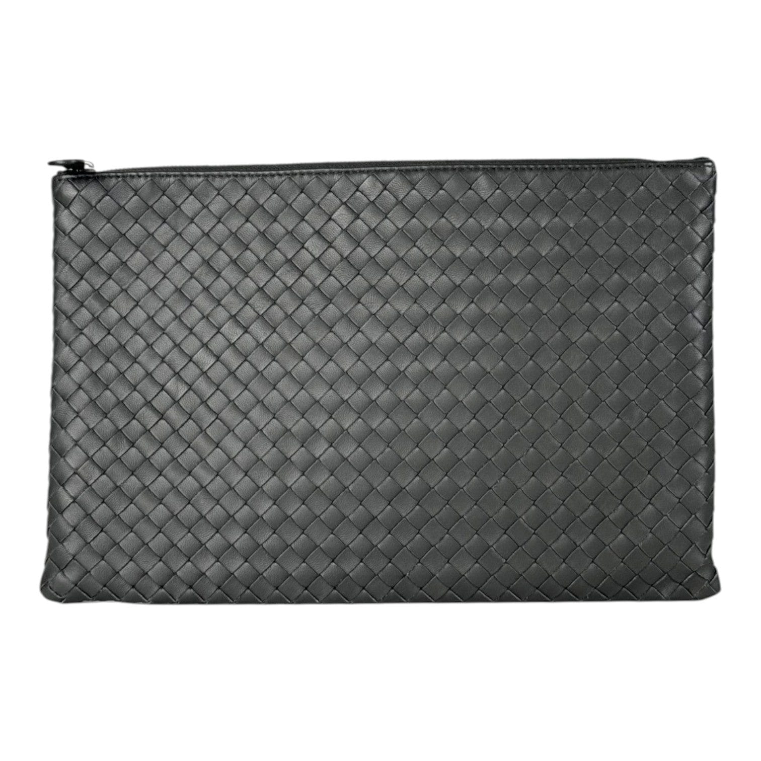 Bottega Venetta Bottega Veneta Grey Leather Clutch