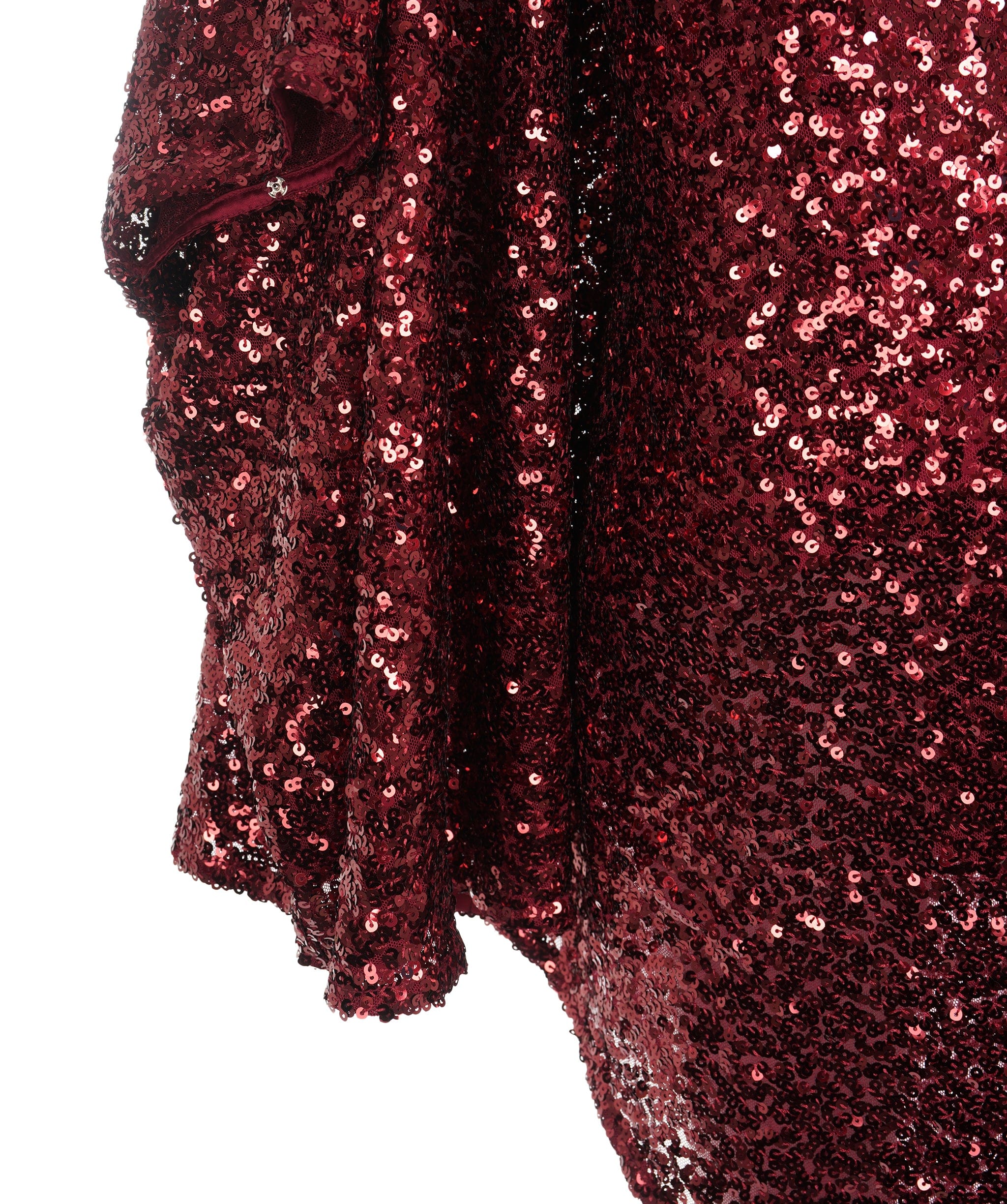 Brand Name Taira xs Sequins Dress Red AVC2023