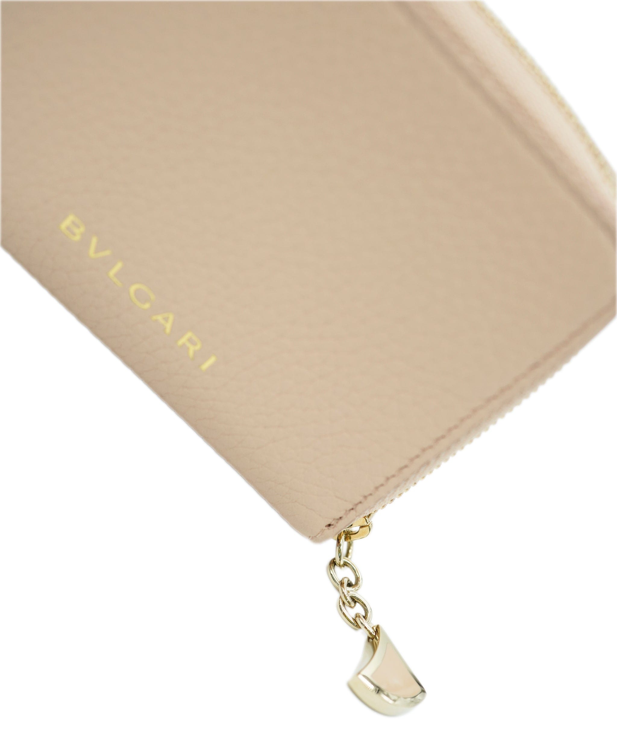 Bulgari Bvlgari Light Pink Zip Compact Wallet ALC1627