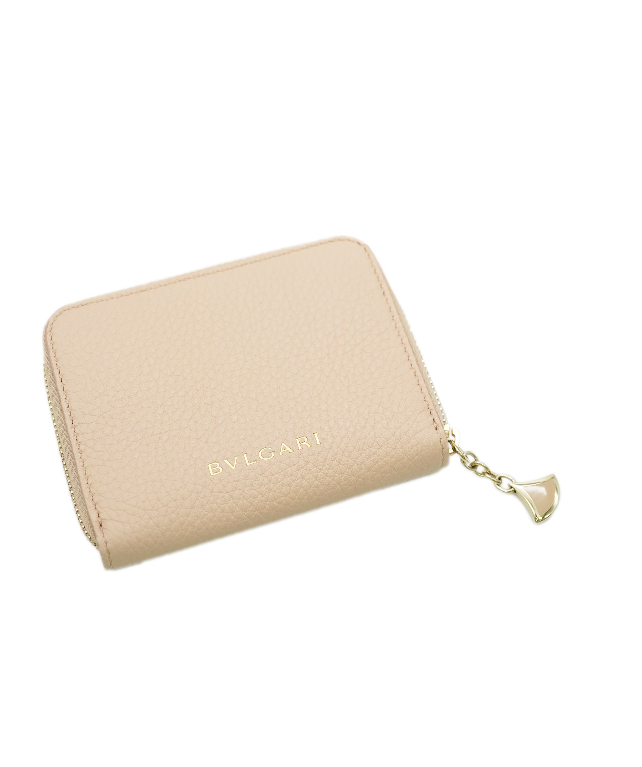 Bulgari Bvlgari Light Pink Zip Compact Wallet ALC1627