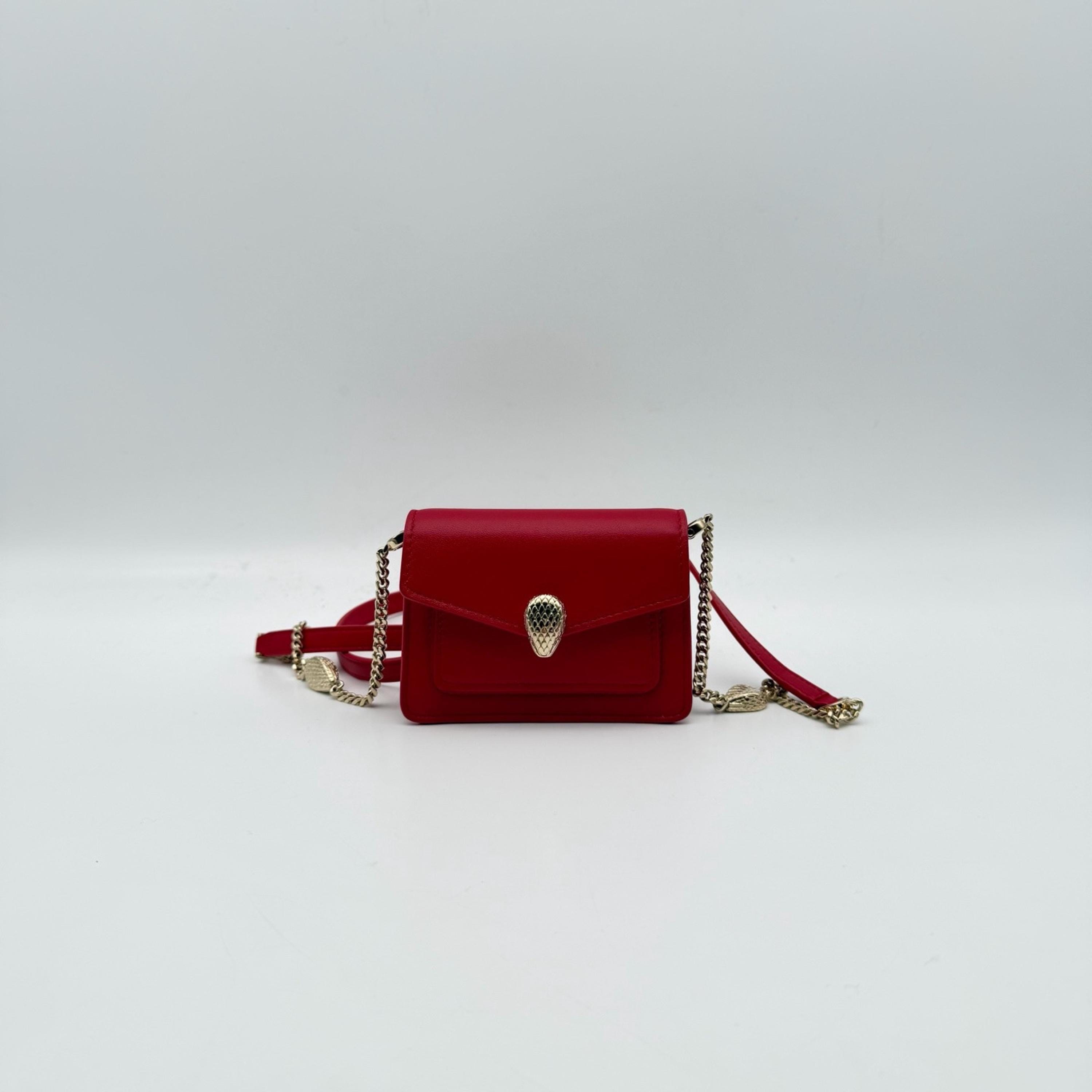 Bulgari Bulgari Red Serpenti Forever Crossbody Bag C345601