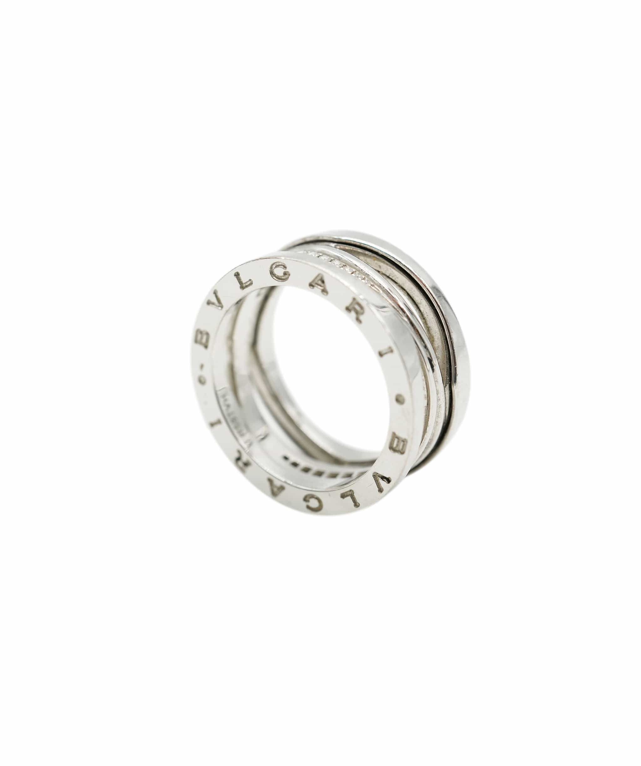 Bvlgari ring white cheap gold