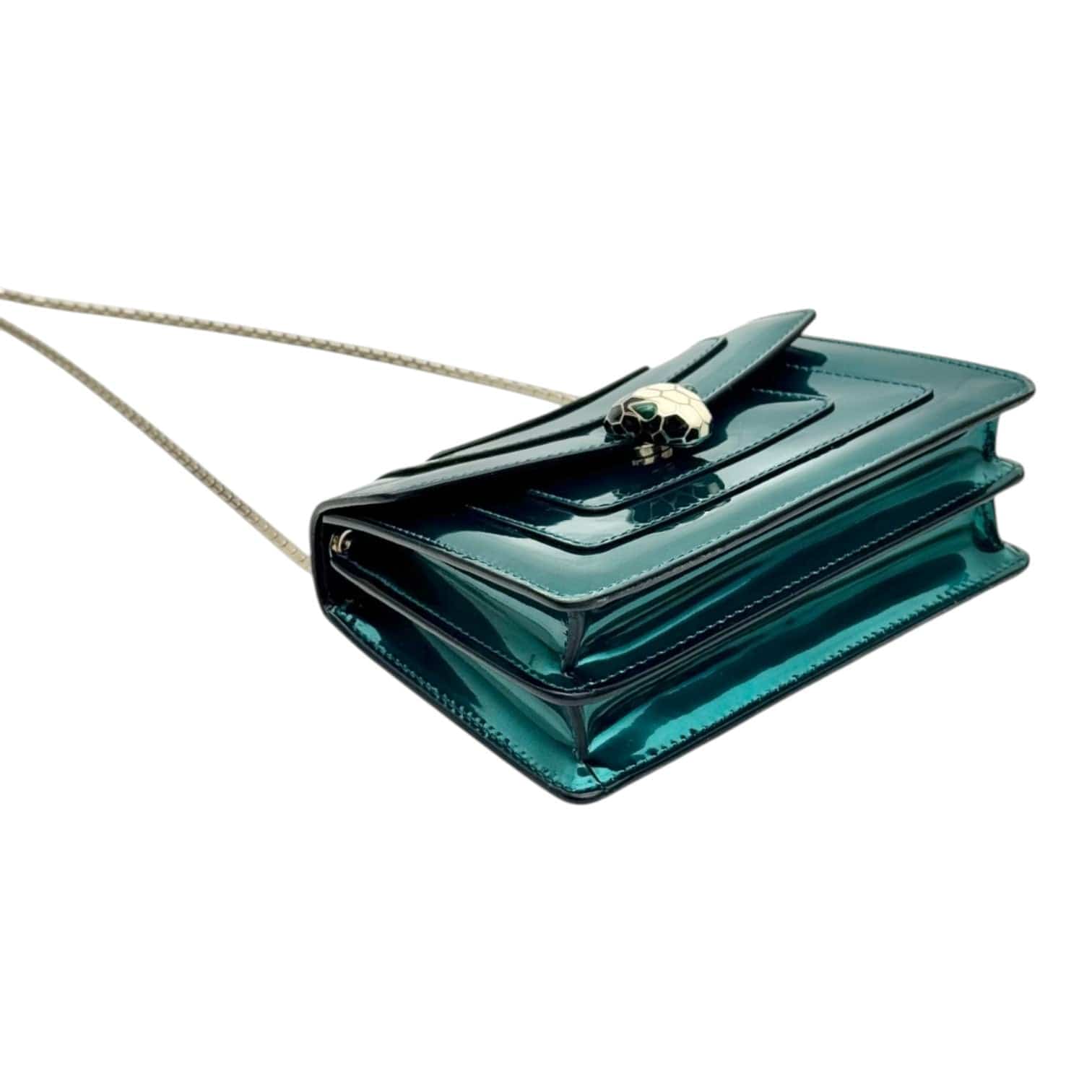 Bulgari Bvlgari Green Mini Serpenti Chain Bag