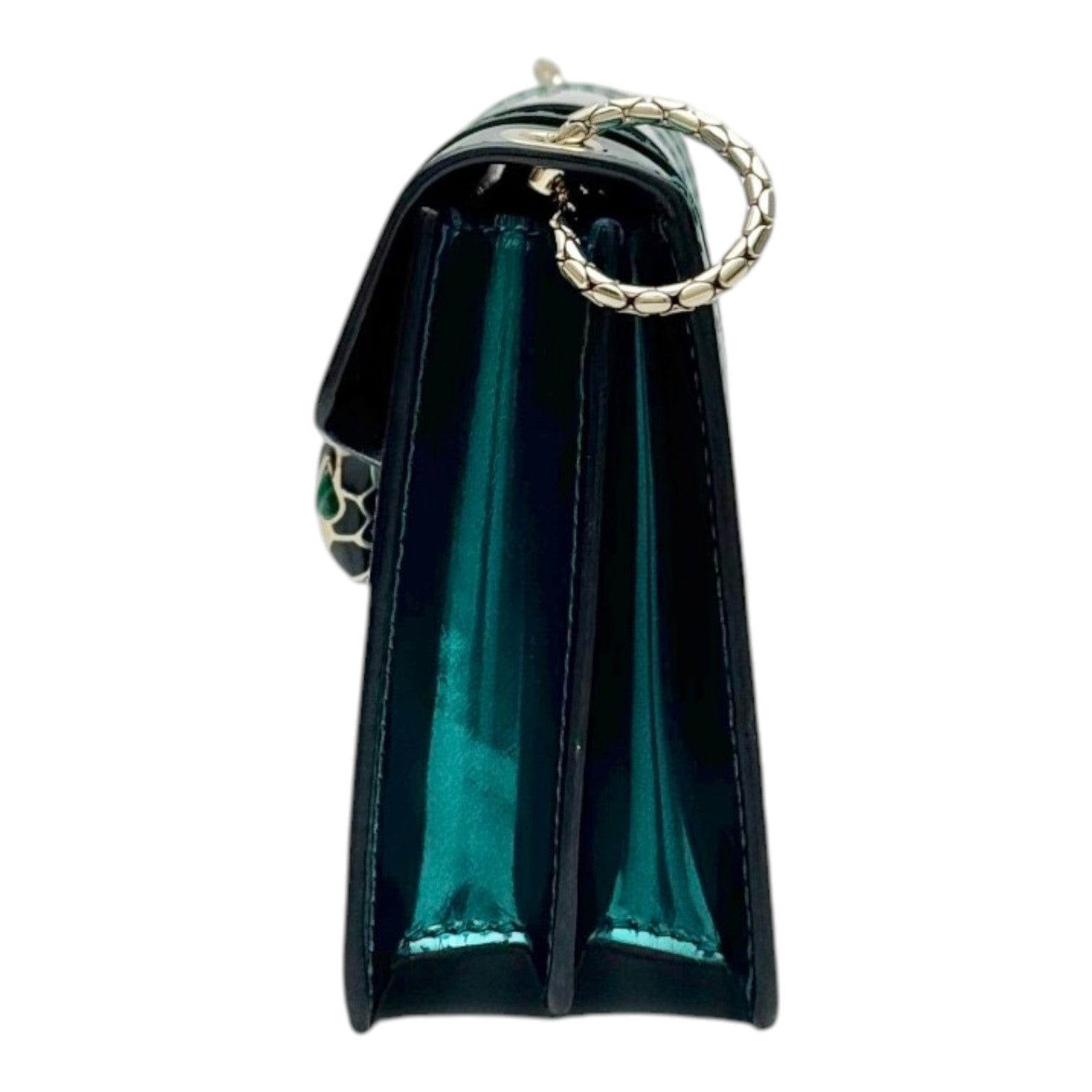 Bulgari Bvlgari Green Mini Serpenti Chain Bag