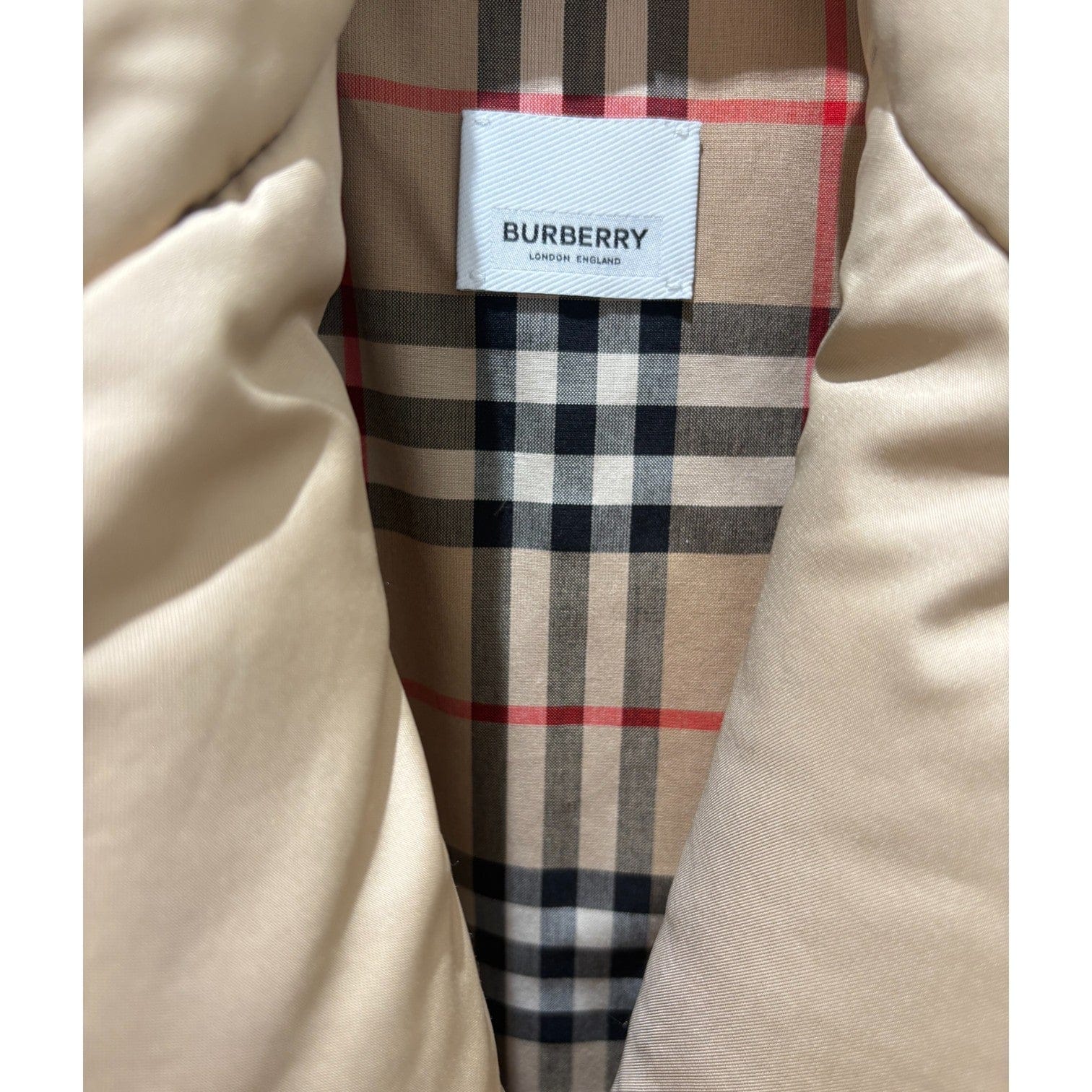 Burberry Burberry Beige Long Coat UK4