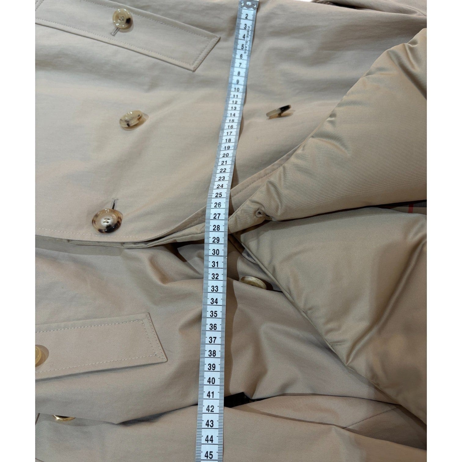 Burberry Burberry Beige Long Coat UK4