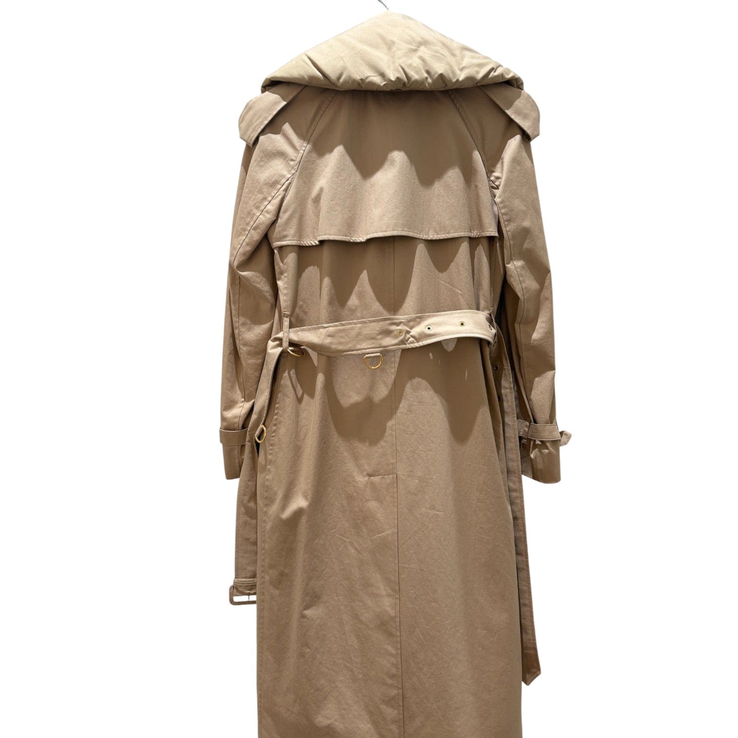 Burberry Burberry Beige Long Coat UK4