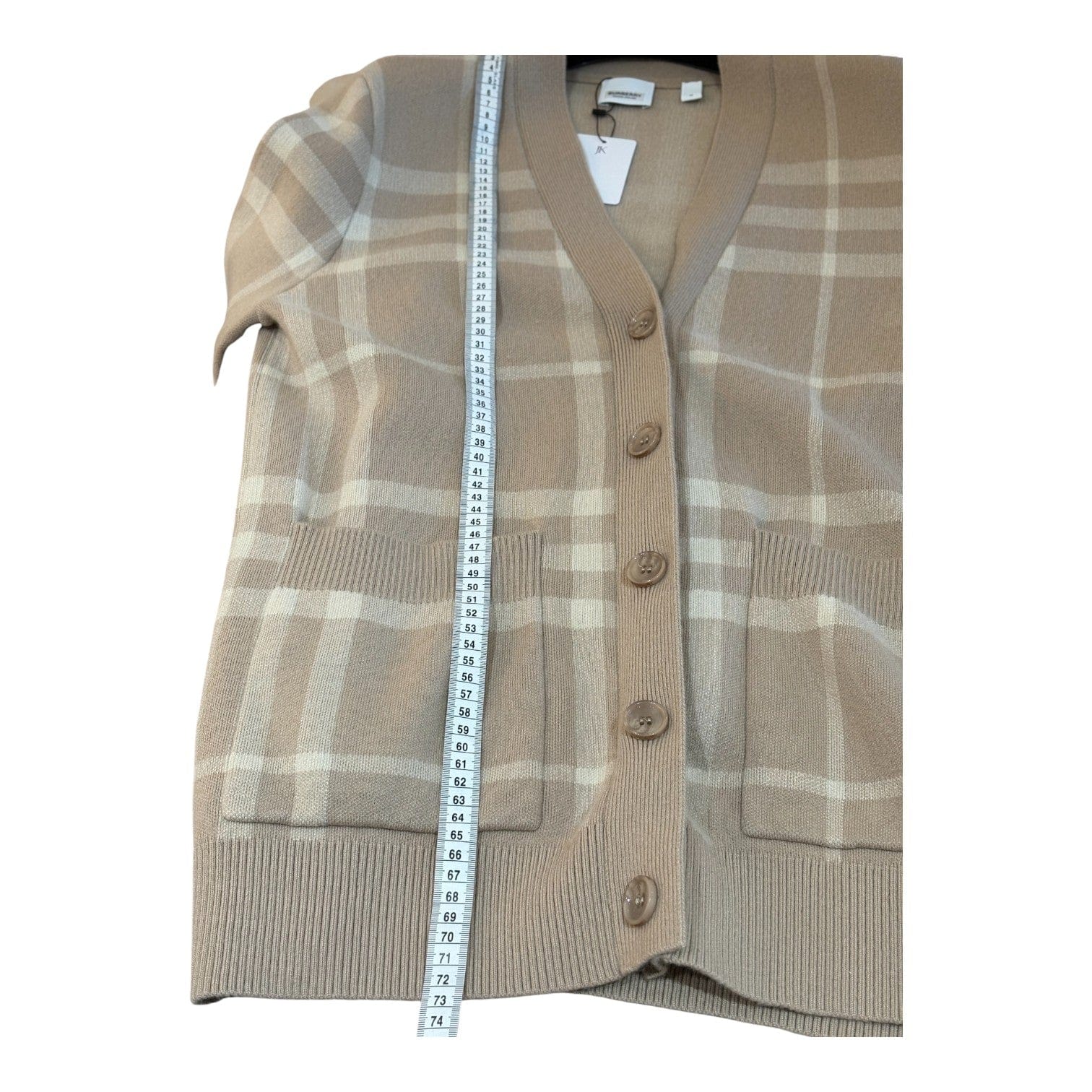 Burberry Burberry Classic Check Wool Cardigan #M