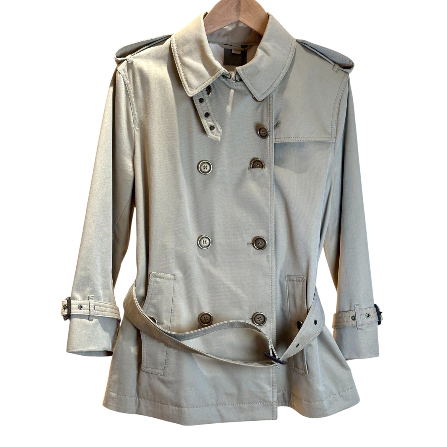 Burberry Burberry Classic Trench Coat Short Size 12#