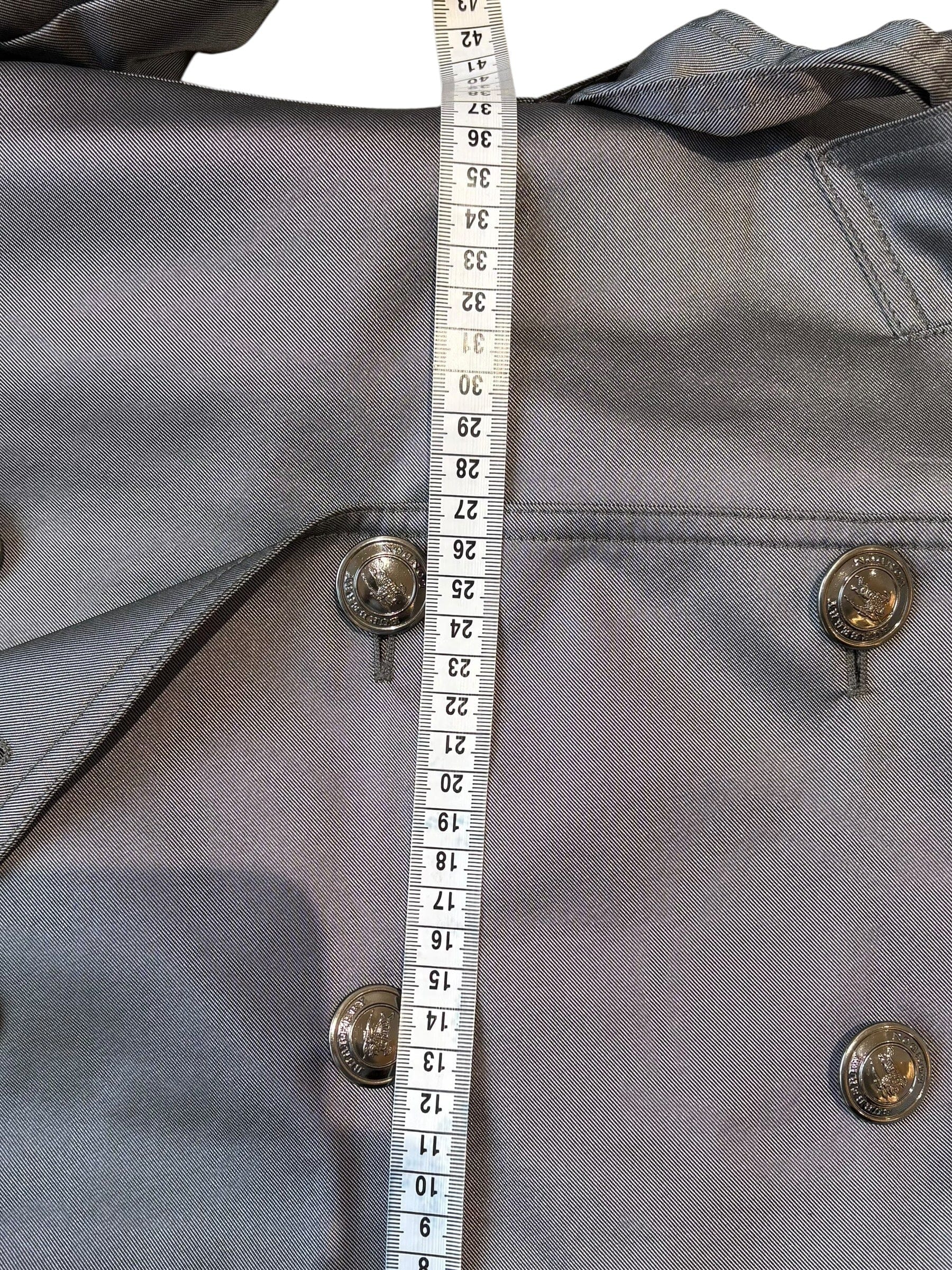 Burberry Burberry Silver Grey Trench Coat #38