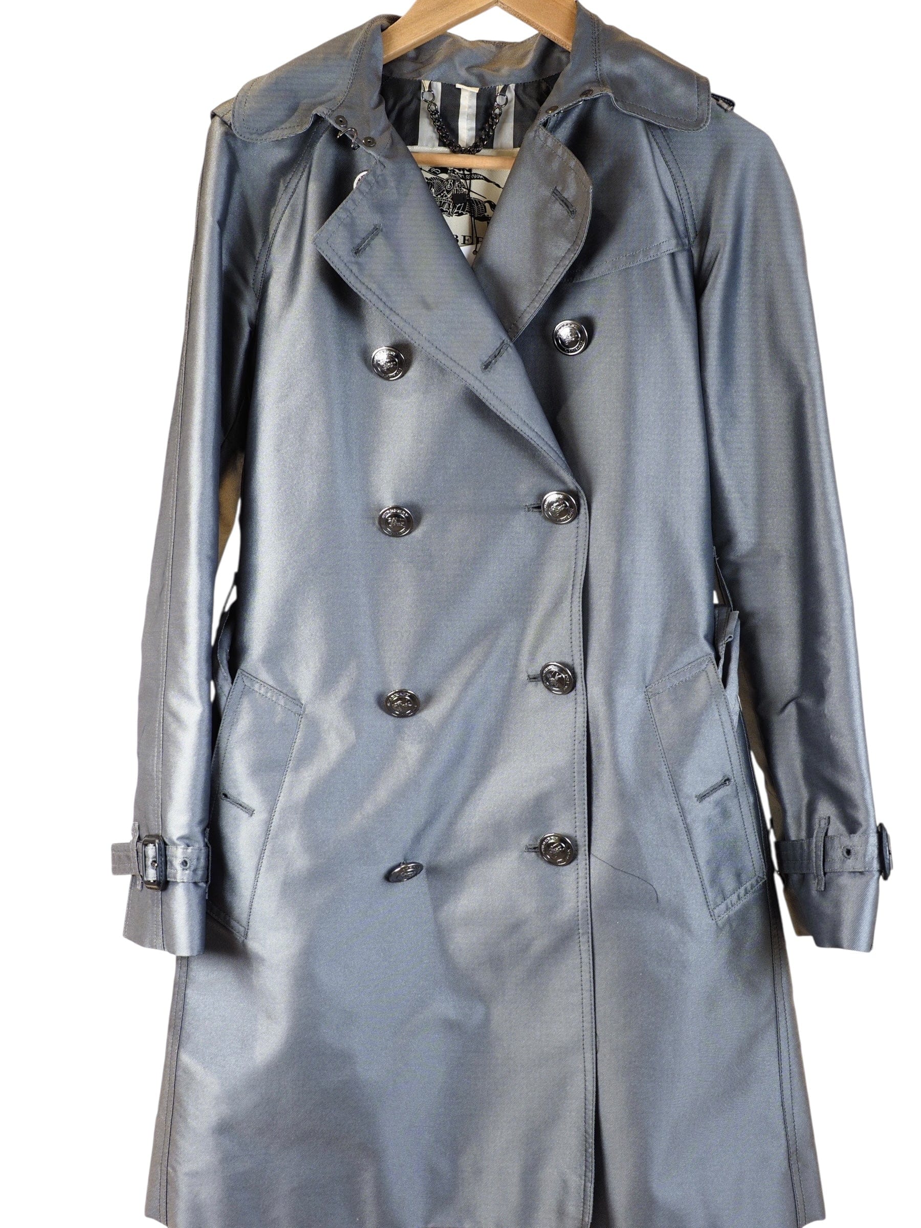 Burberry Burberry Silver Grey Trench Coat #38