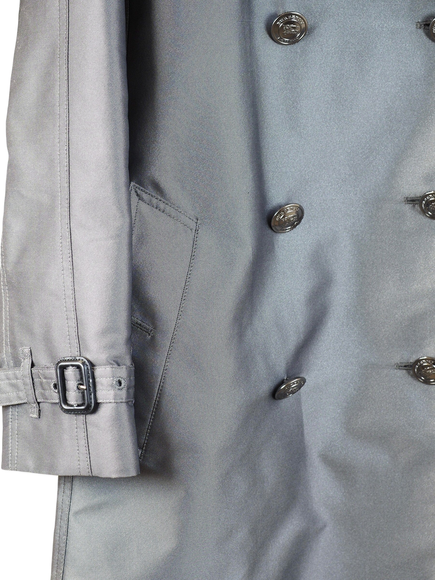 Burberry Burberry Silver Grey Trench Coat #38