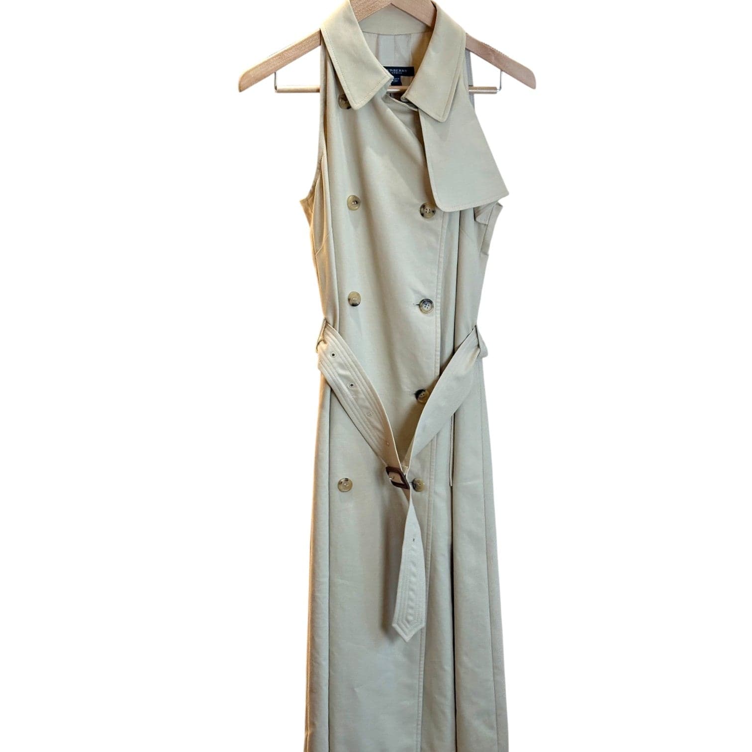 Burberry Burberry Sleeveless Trench Coat Beige Size 12