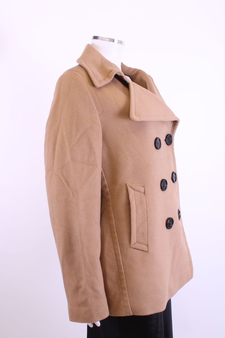 Burberry Burberry L/S Pea Jacket Camel Beige L