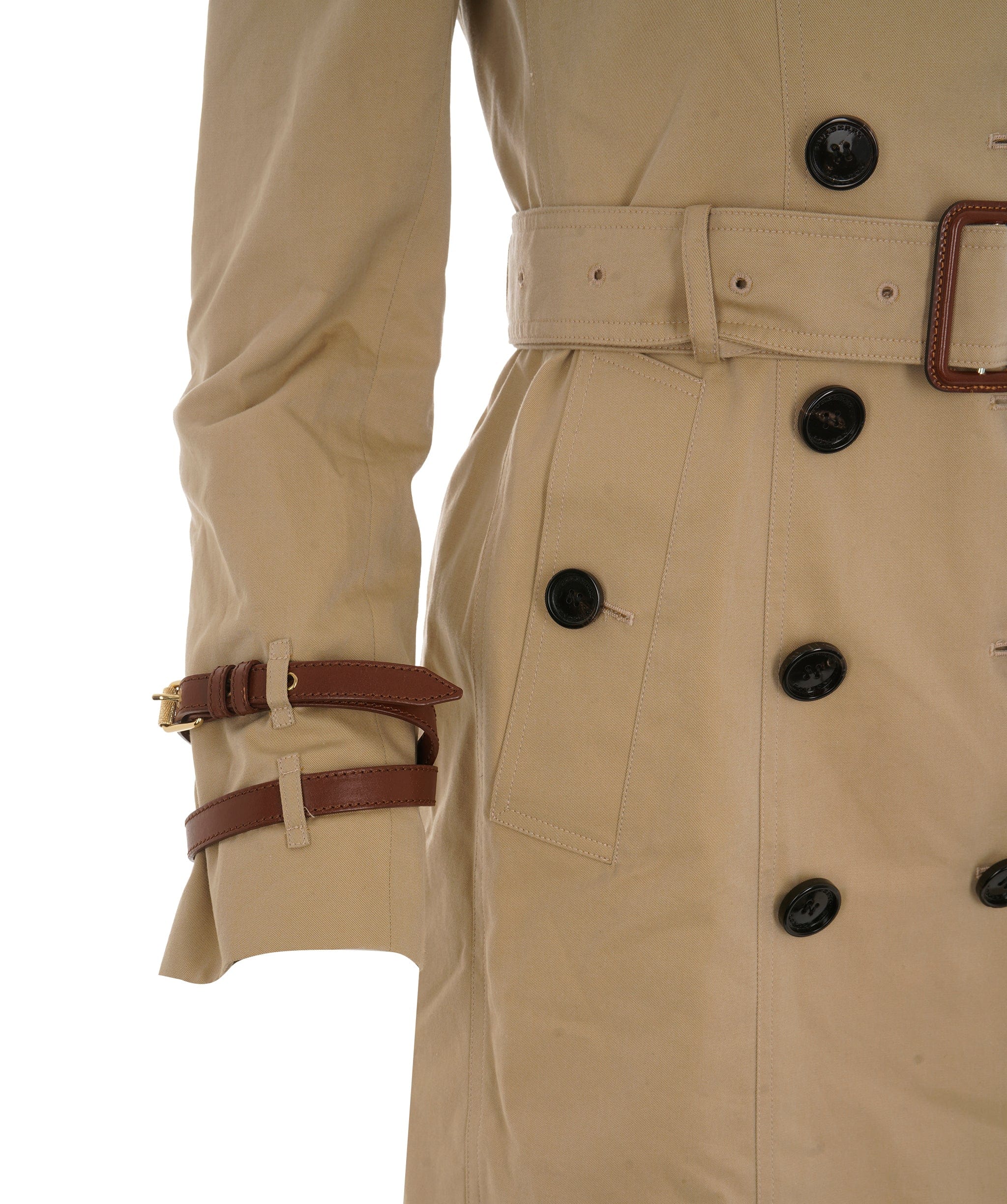 Burberry Burberry Leather Belt Trench Coat ALC2649