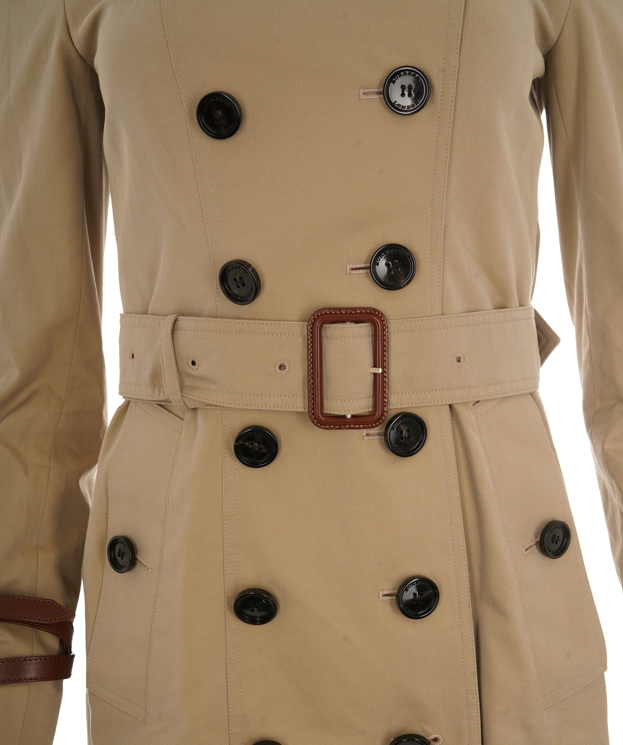 Burberry Burberry Leather Belt Trench Coat ALC2649
