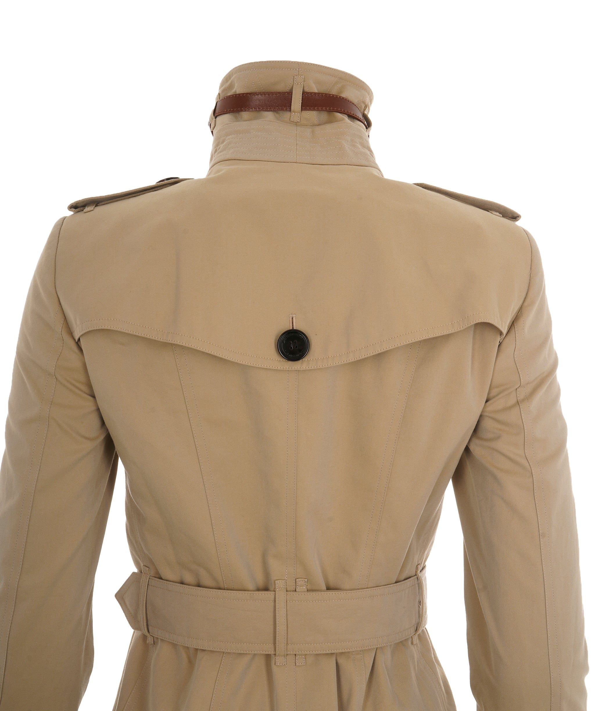 Burberry Burberry Leather Belt Trench Coat ALC2649