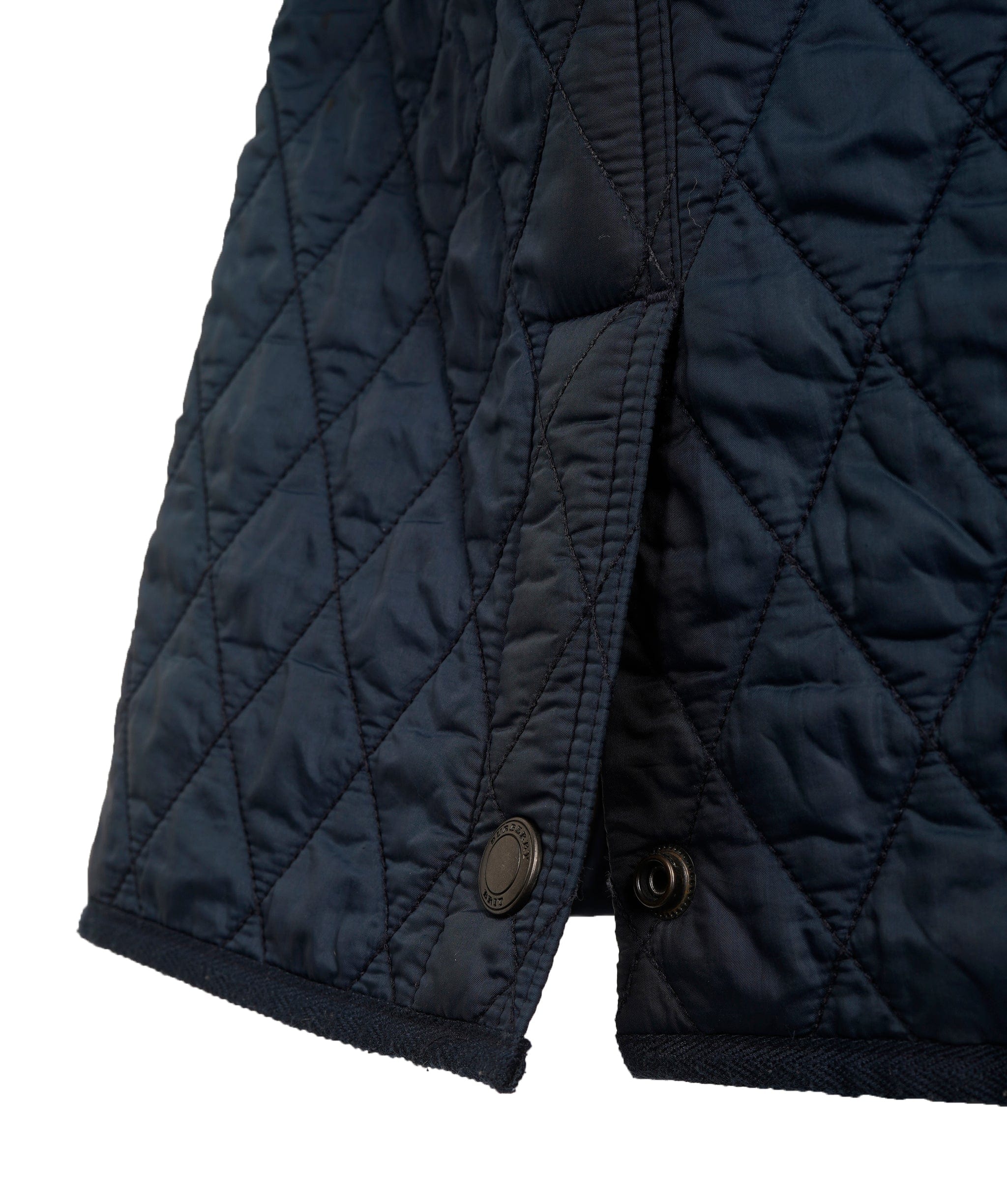 Burberry Vintage Burberry Brit Navy Quilted Padded Jacket ALC2014