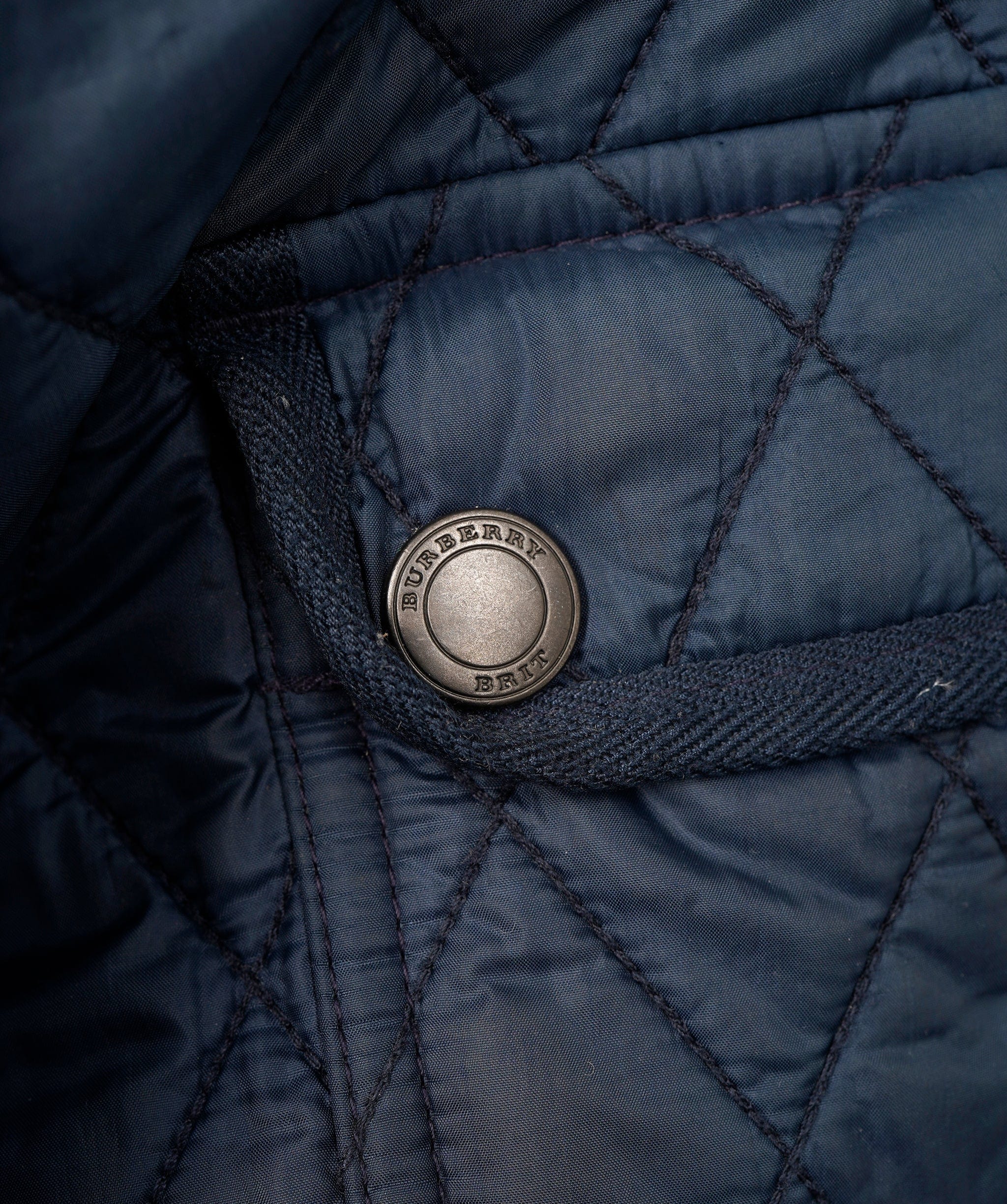 Burberry Vintage Burberry Brit Navy Quilted Padded Jacket ALC2014