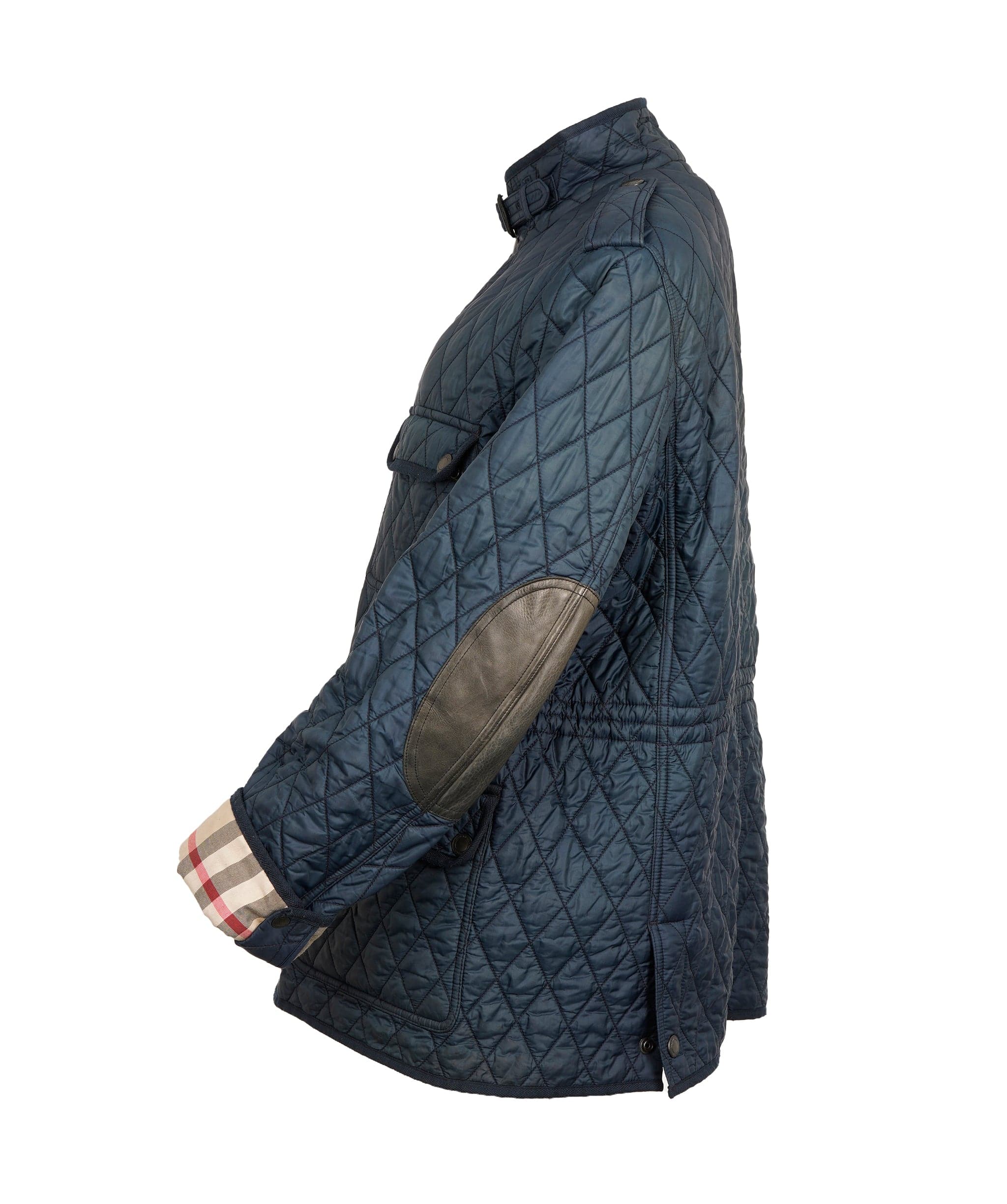Burberry Vintage Burberry Brit Navy Quilted Padded Jacket ALC2014