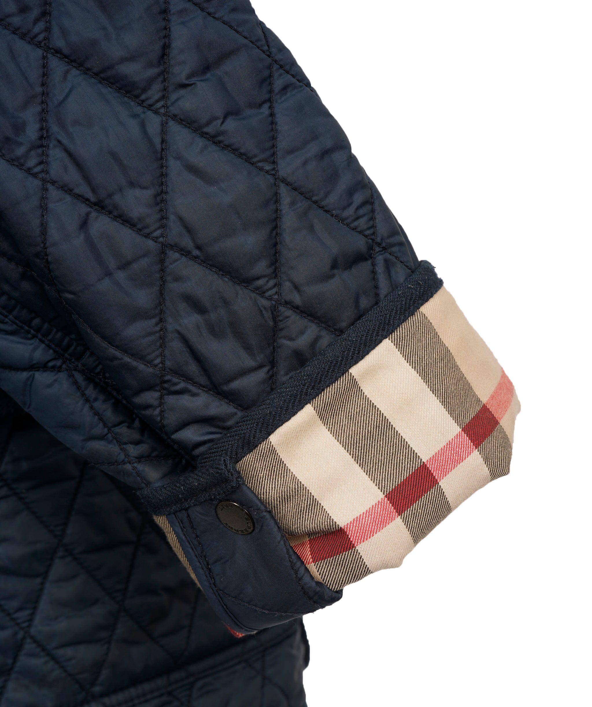 Burberry Vintage Burberry Brit Navy Quilted Padded Jacket ALC2014