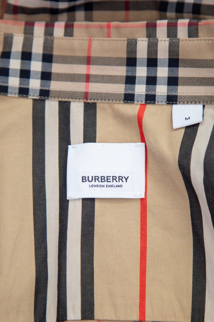 Burberry Burberry L/S Check Shirt Beige M