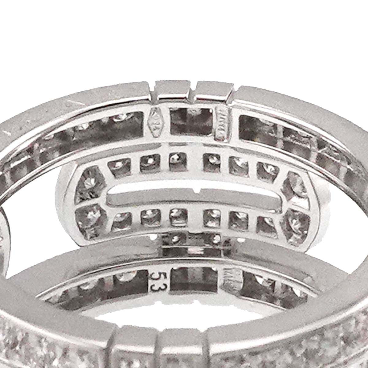 BVLGARI BVLGARI Parentesi Diamond Ring 18K White Gold 750 size53 6-6.25(US) 90299621