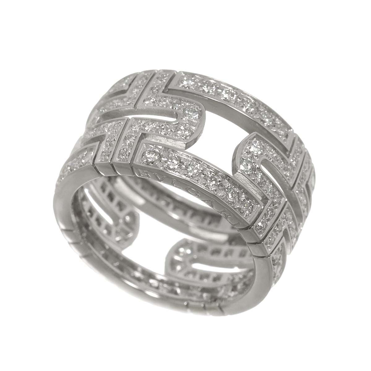 BVLGARI BVLGARI Parentesi Diamond Ring 18K White Gold 750 size53 6-6.25(US) 90299621