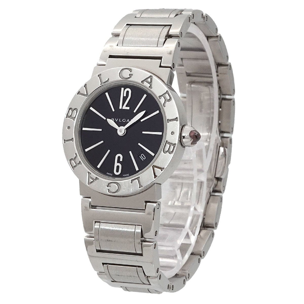 BVLGARI BVLGARI BVLGARIBVLGARI BBL26S Date Quartz Black Dial Ladies Watch 90293820