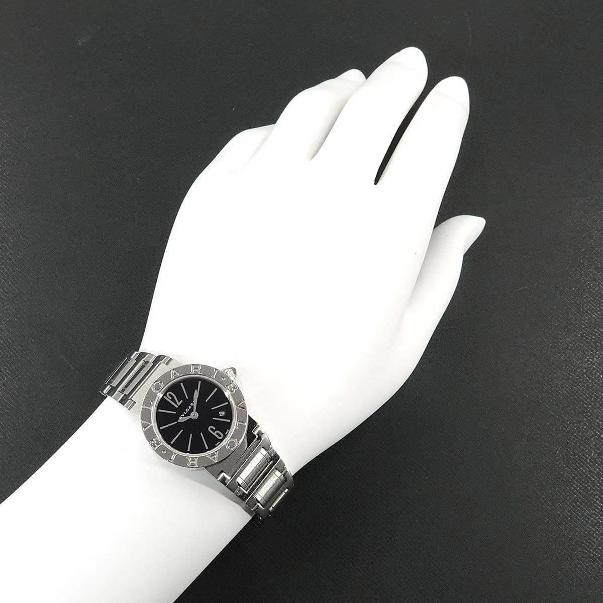 BVLGARI BVLGARI BVLGARIBVLGARI BBL26S Date Quartz Black Dial Ladies Watch 90293820