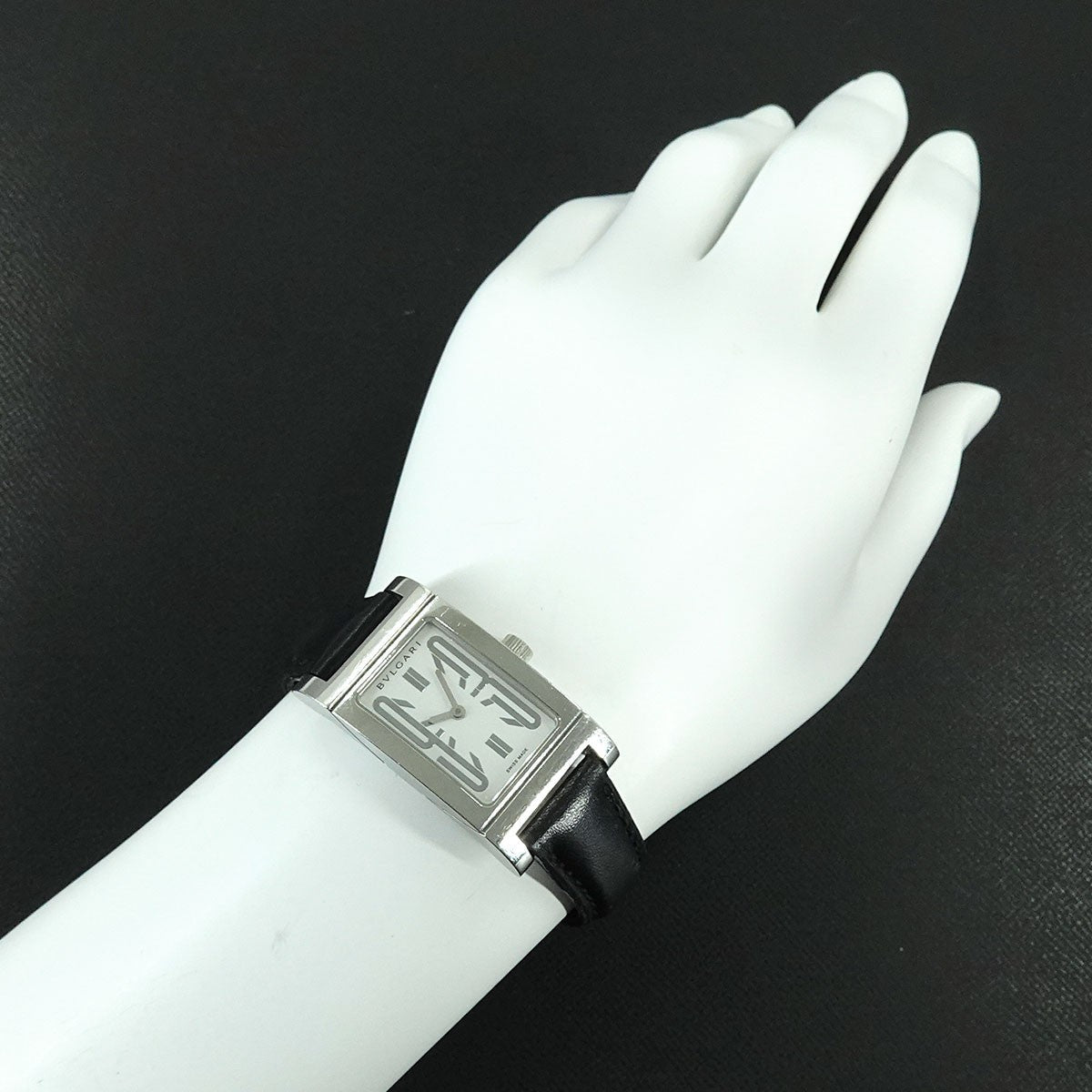 BVLGARI BVLGARI Rettangoro RT39S Quartz White Dial Ladies Watch 90295709