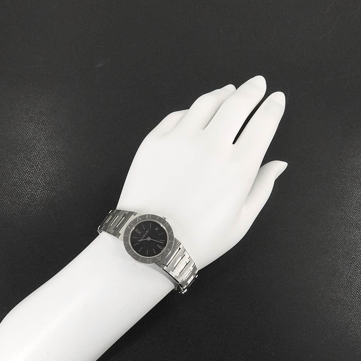 BVLGARI BVLGARI BVLGARIBVLGARI BB26SS Quartz Black Dial Ladies Watch 90310512