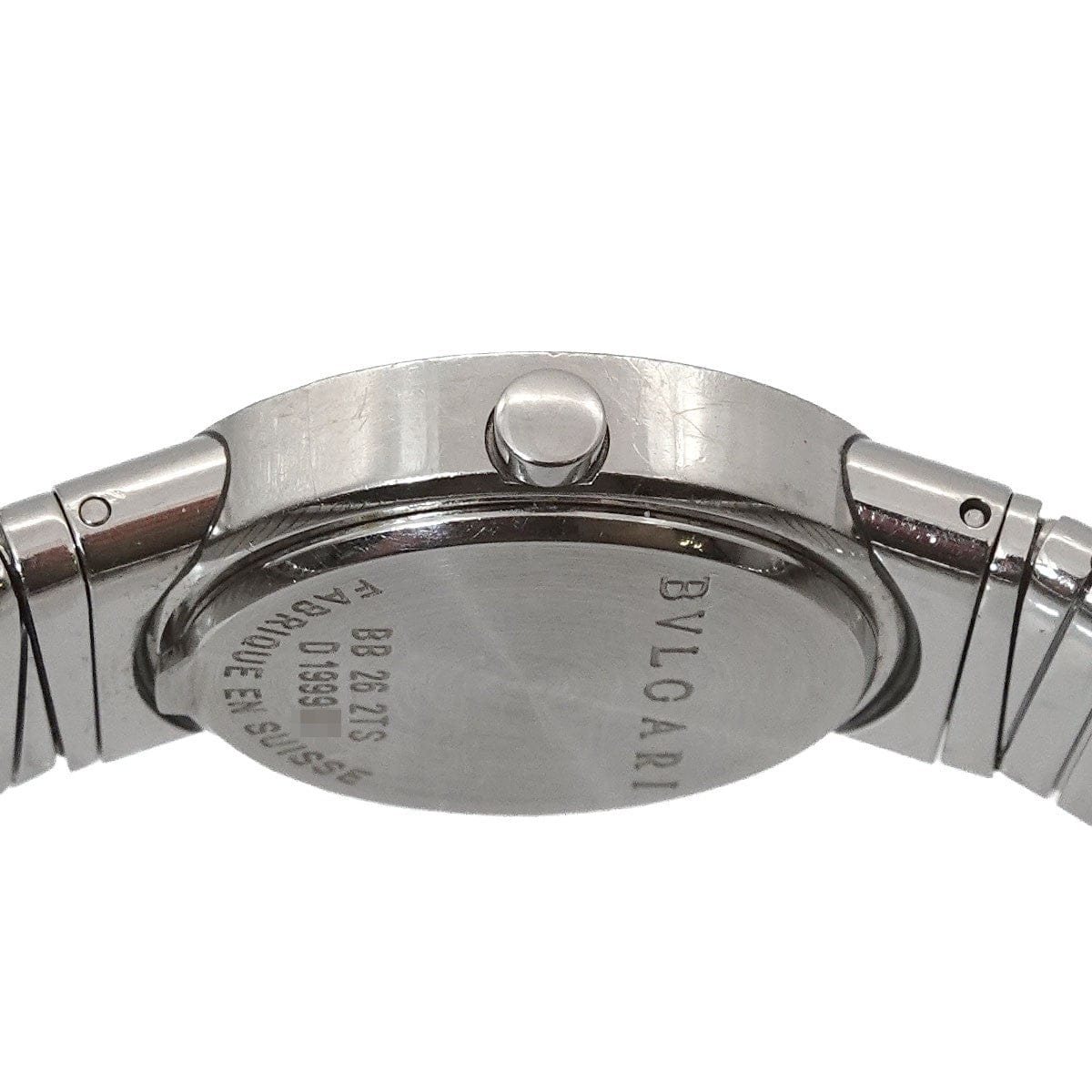 BVLGARI BVLGARI BVLGARIBVLGARI Tubogas BB262TS Quartz Black Dial Ladies 90318095