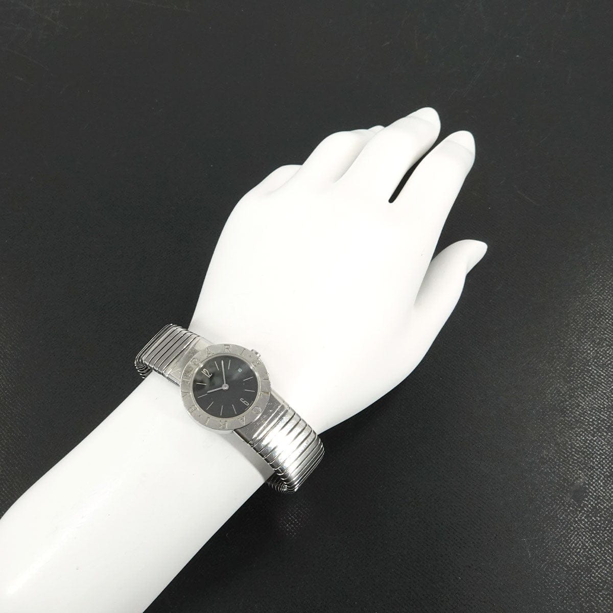 BVLGARI BVLGARI BVLGARIBVLGARI Tubogas BB262TS Quartz Black Dial Ladies 90318095