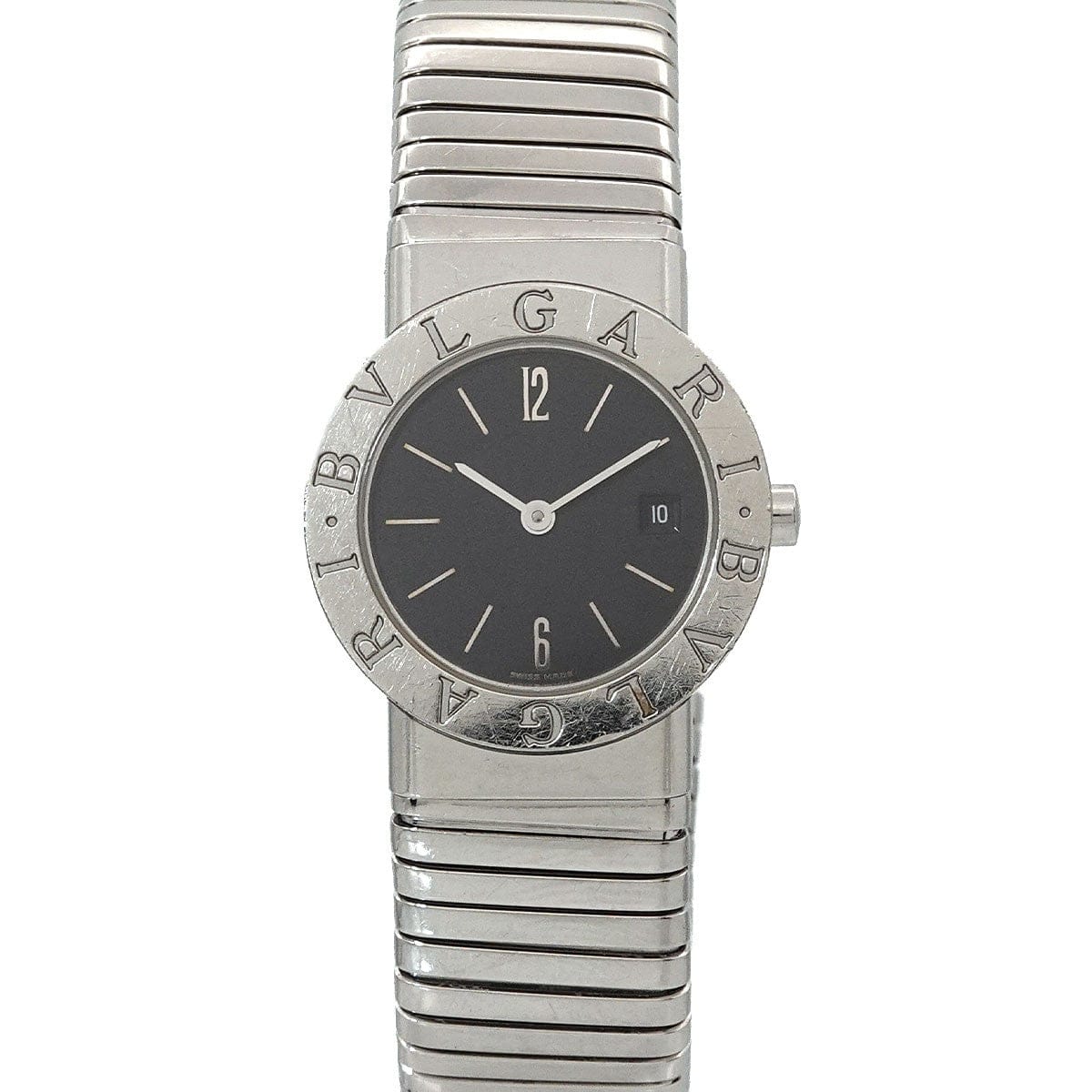 BVLGARI BVLGARI BVLGARIBVLGARI Tubogas BB262TS Quartz Black Dial Ladies 90318095