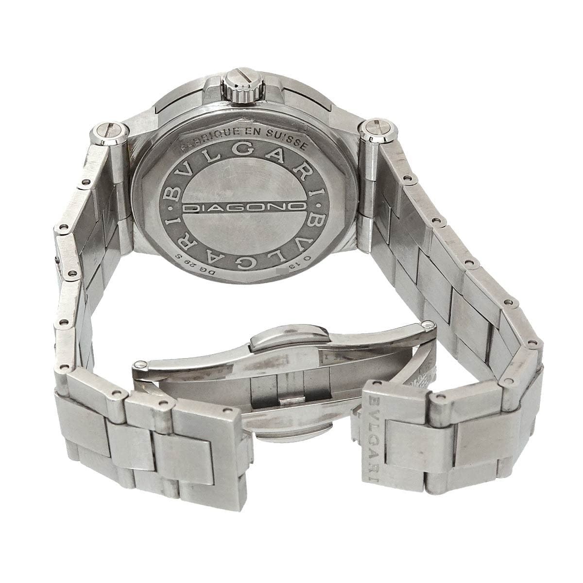 BVLGARI BVLGARI Diagono DG29S Date Quartz Black Dial Ladies Watch 90311068