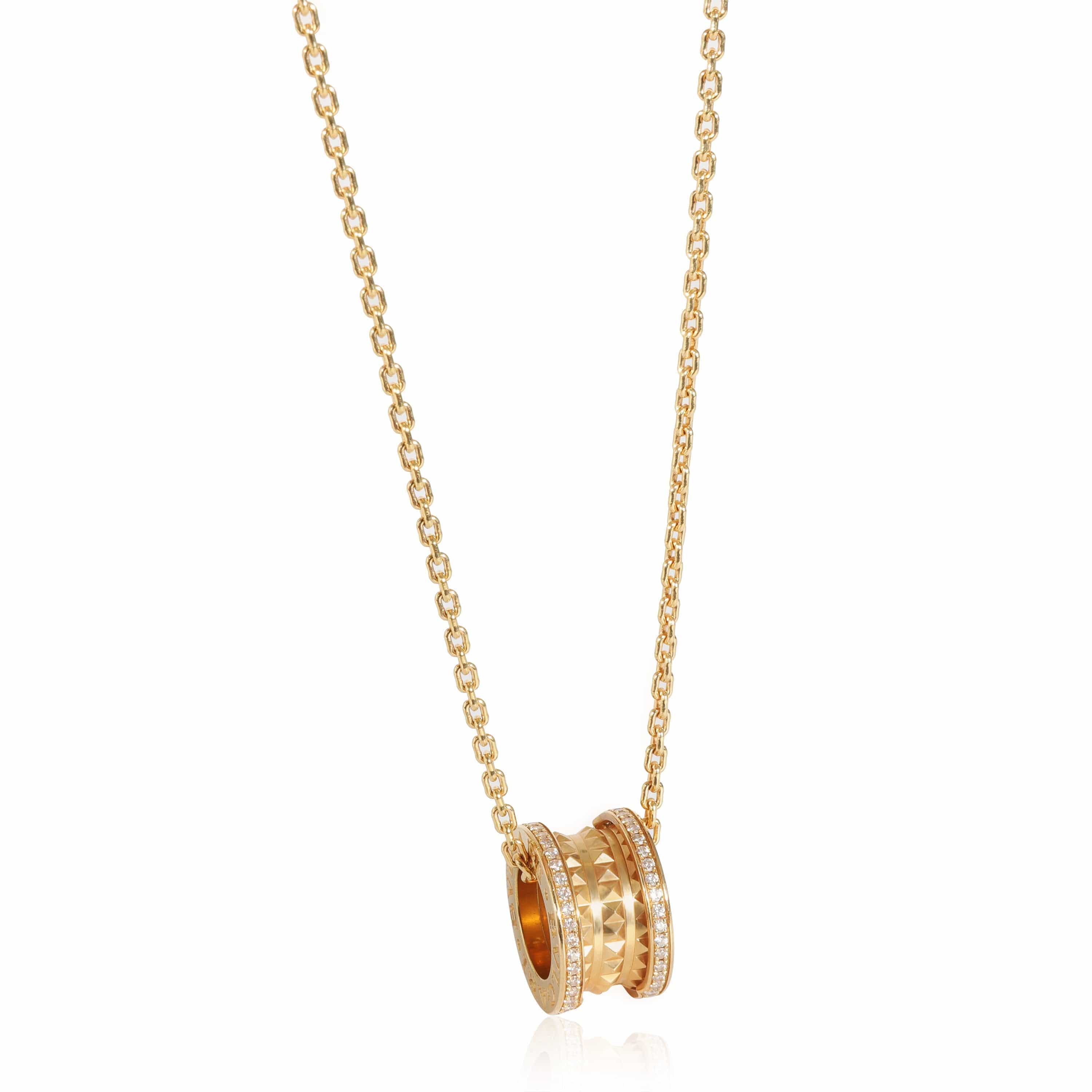 Bvlgari b hotsell zero1 diamond necklace