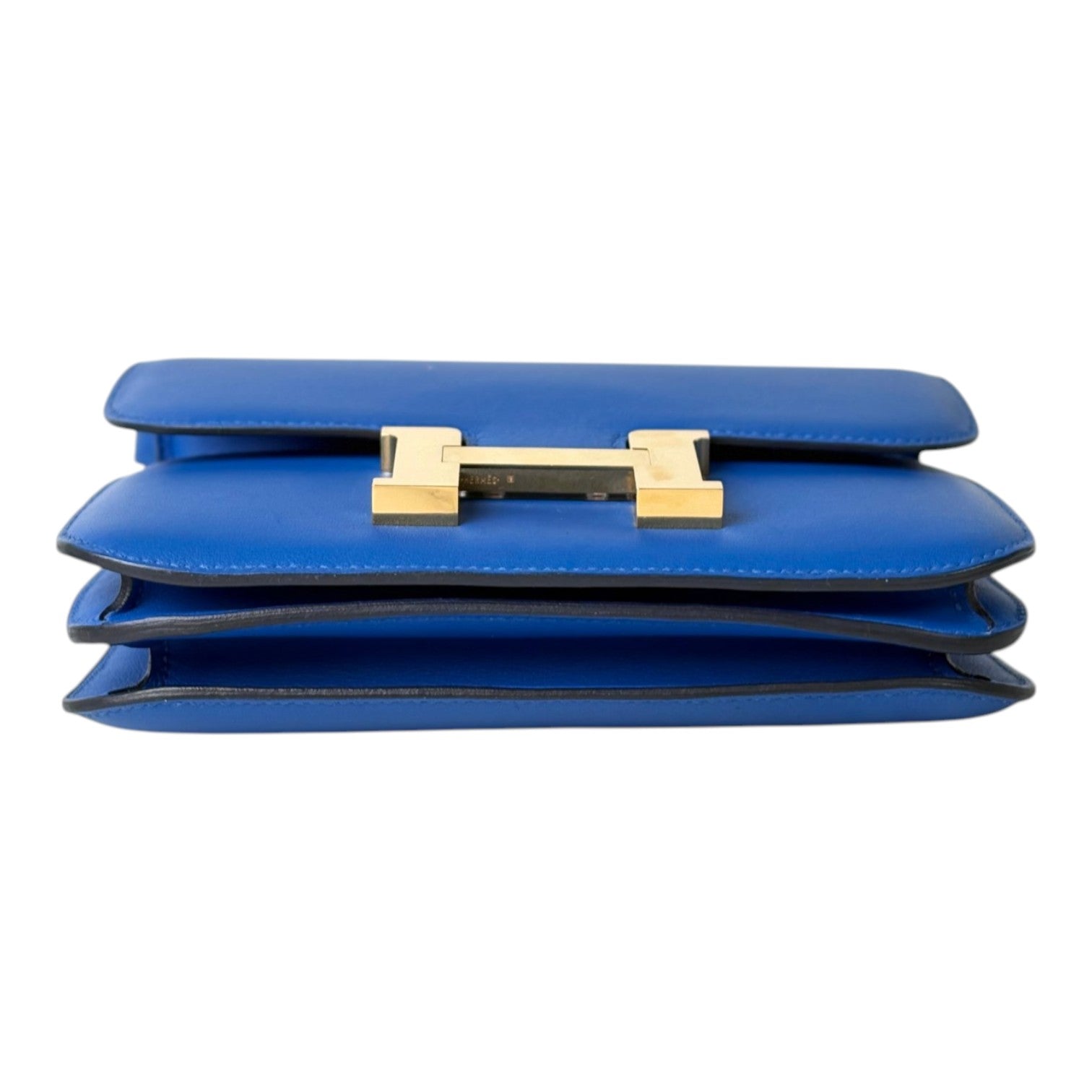 Hermes Constance Mini in Blue Swift with GHW