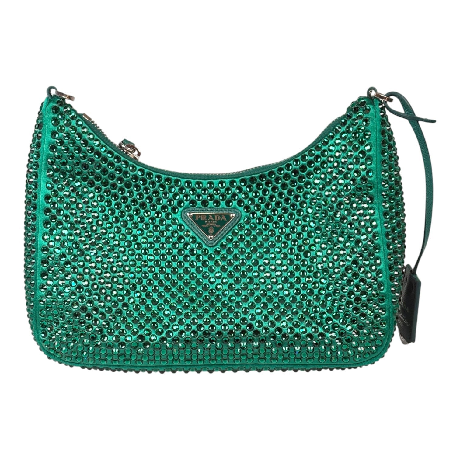 Prada Re-edition Crystal Bag Green