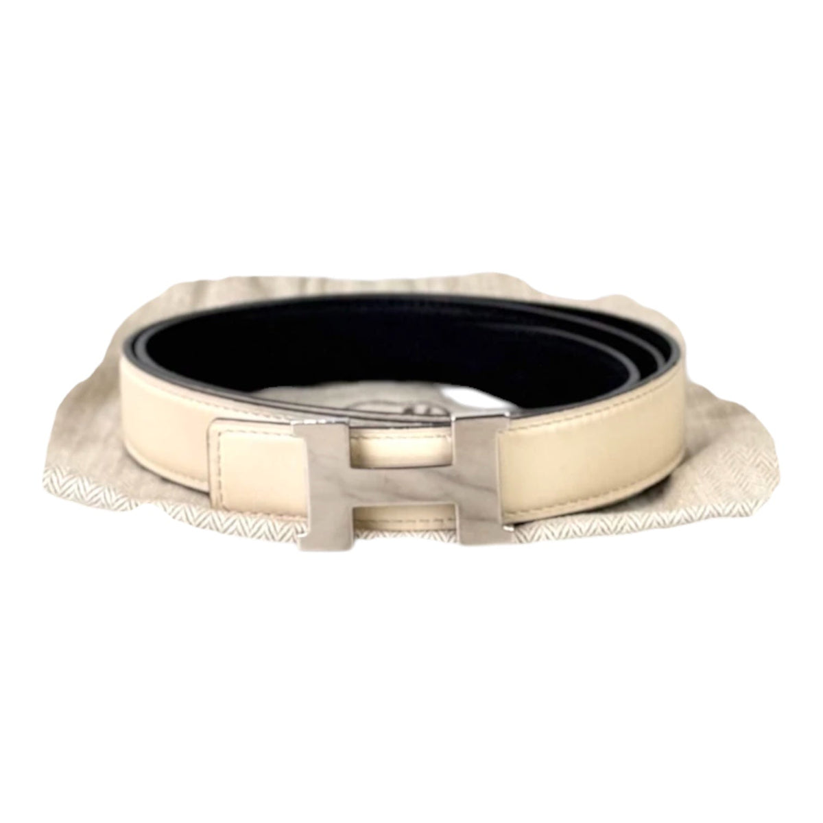 Hermes H Belt Epsom with PHW Buckle - 85cm
