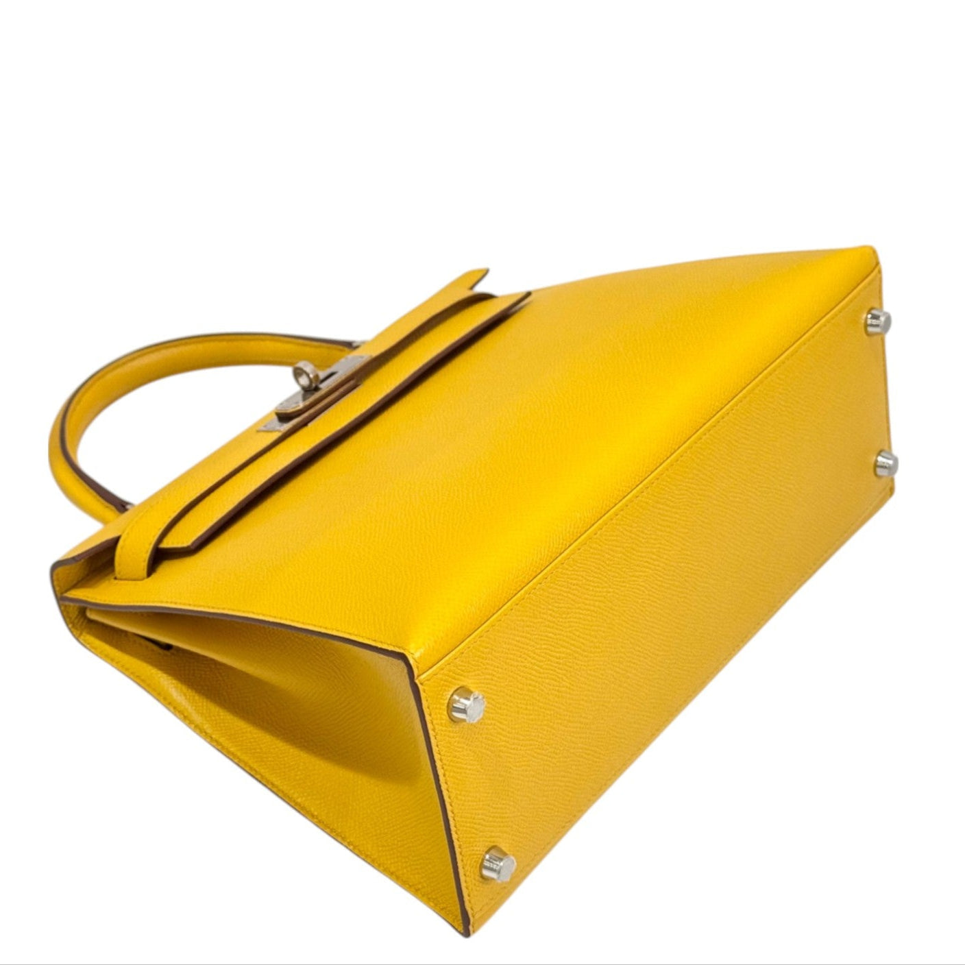 Hermes Kelly 28cm Yellow Epsom Leather
