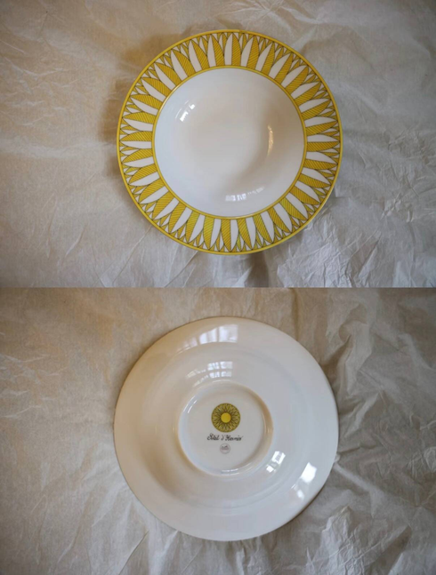 Hermès Balcon du Guadalquivir Plate - Gold White