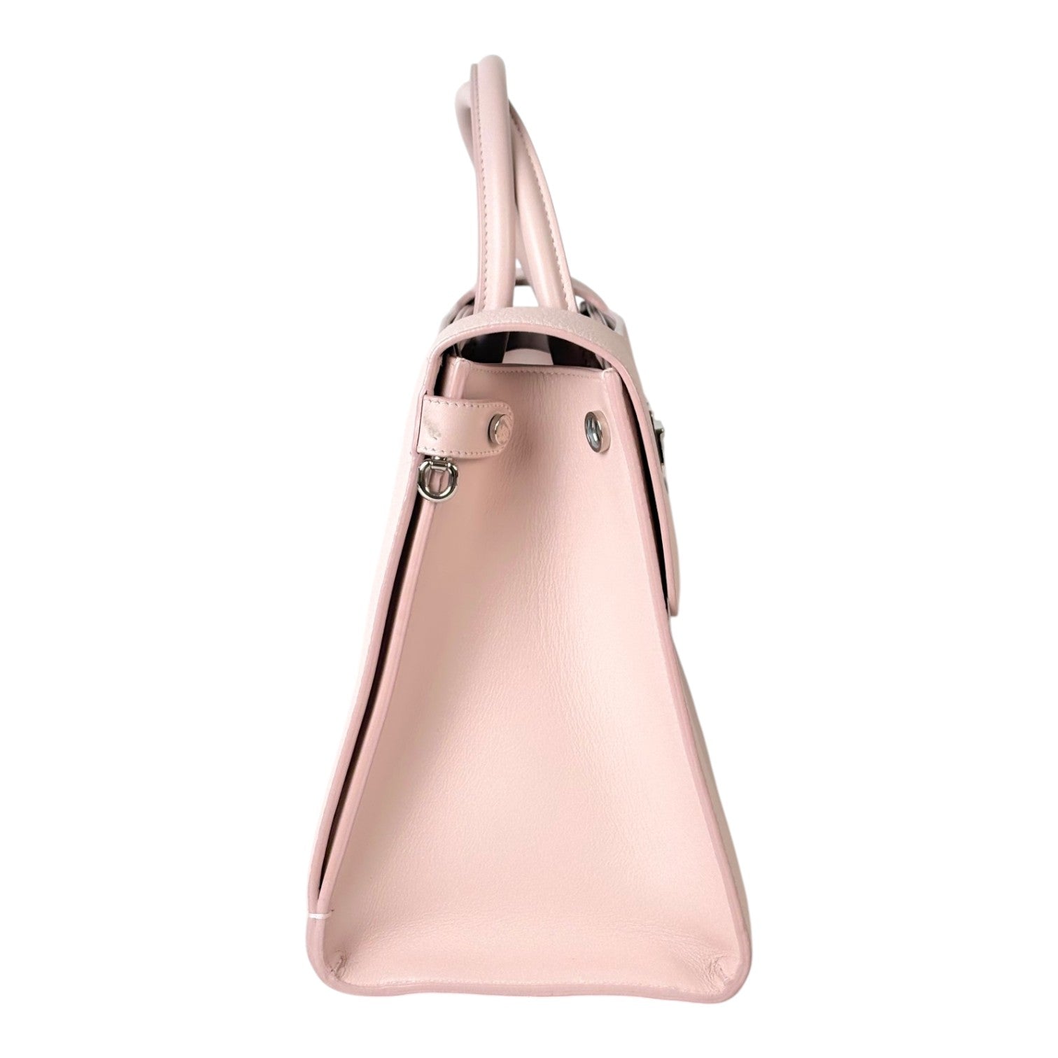 Dior Pink Diorever Top Handle Bag with Strap