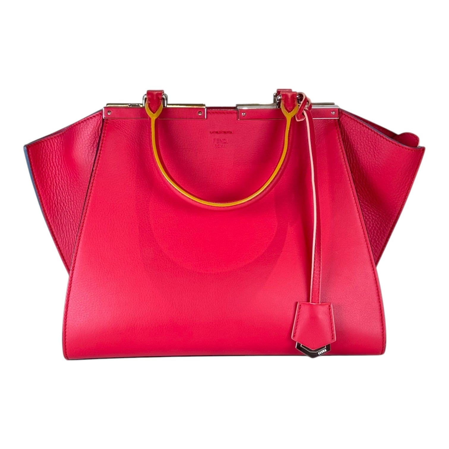 Fendi Red 3 Jours Tote Bag