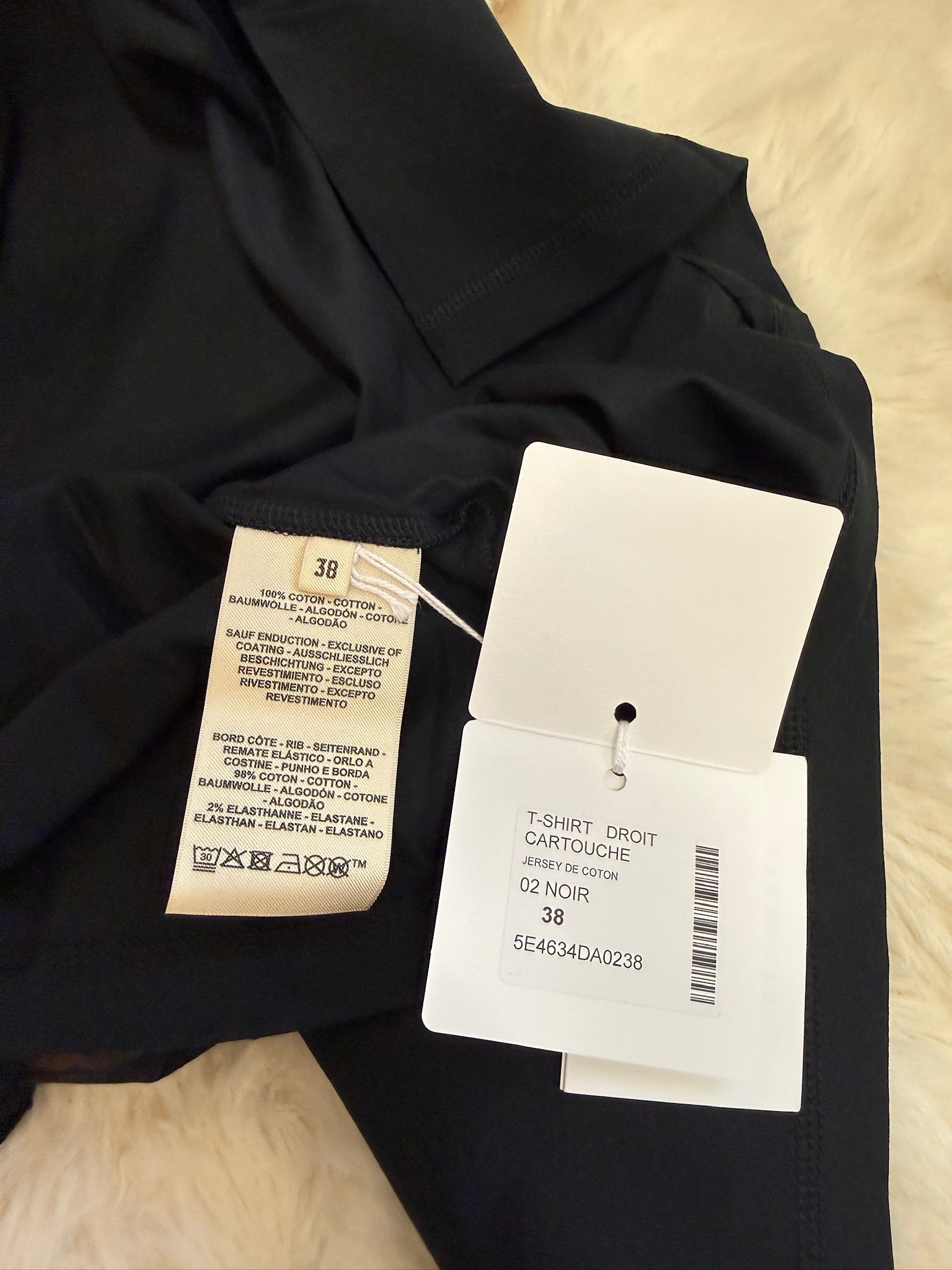 Hermès Embroidered Pocket T-Shirt - Black
