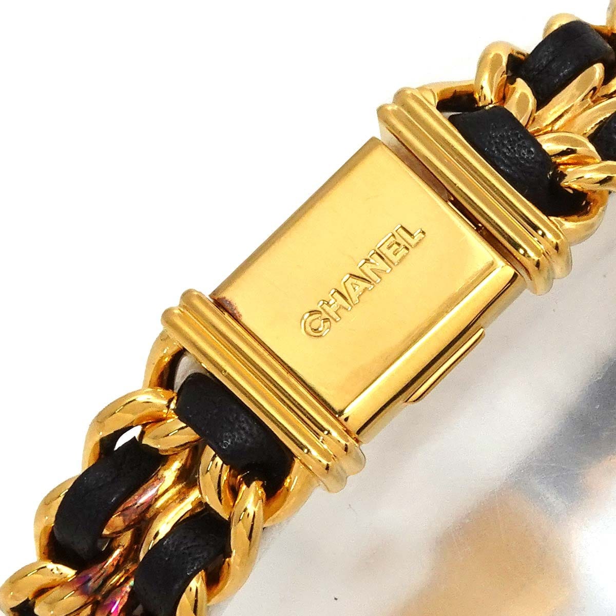CAHNEL CHANEL Premiere Size S H0001 Vintage Quartz Black Dial Ladies Watch 90305292