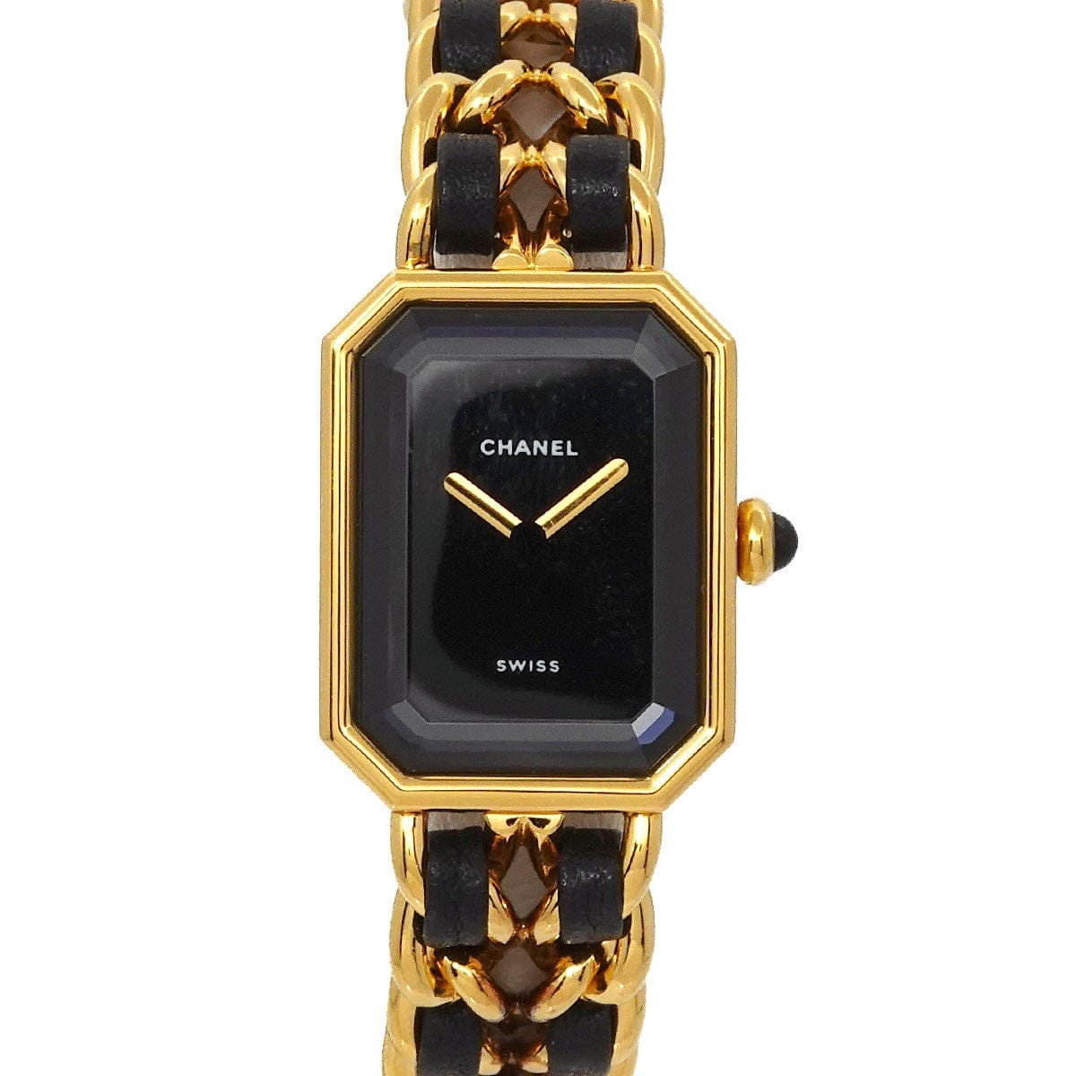 CAHNEL CHANEL Premiere Size S H0001 Vintage Quartz Black Dial Ladies Watch 90305292