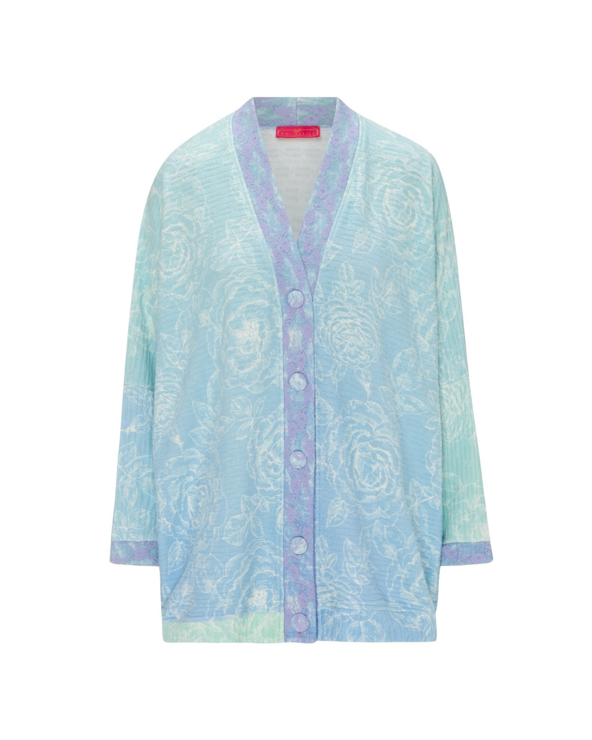 Cardigan Marley Roses Blue Gradient | بلوزة نسائية Marley - Maison Clad