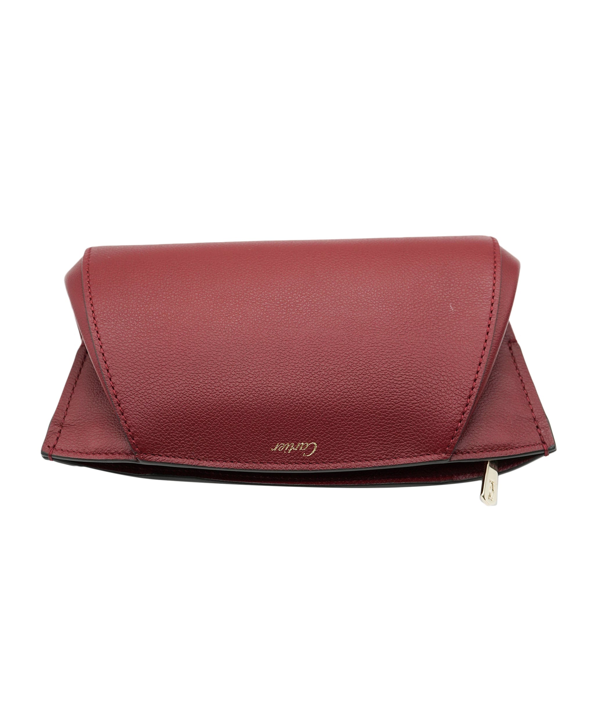 Cartier RTV Cartier Red Smooth Leather Clutch ALC2391