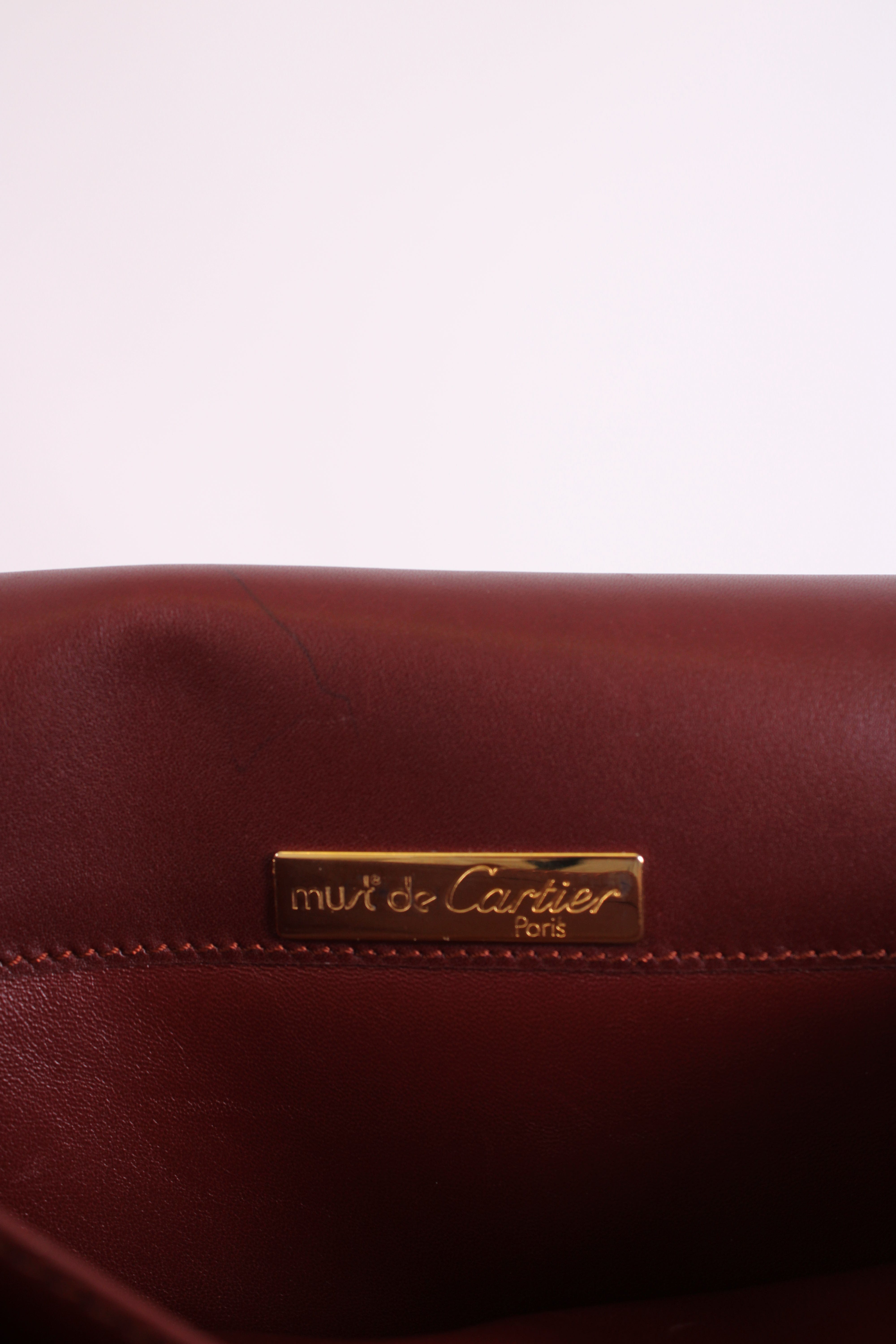 Cartier Cartier Must de Briefcase Burgundy
